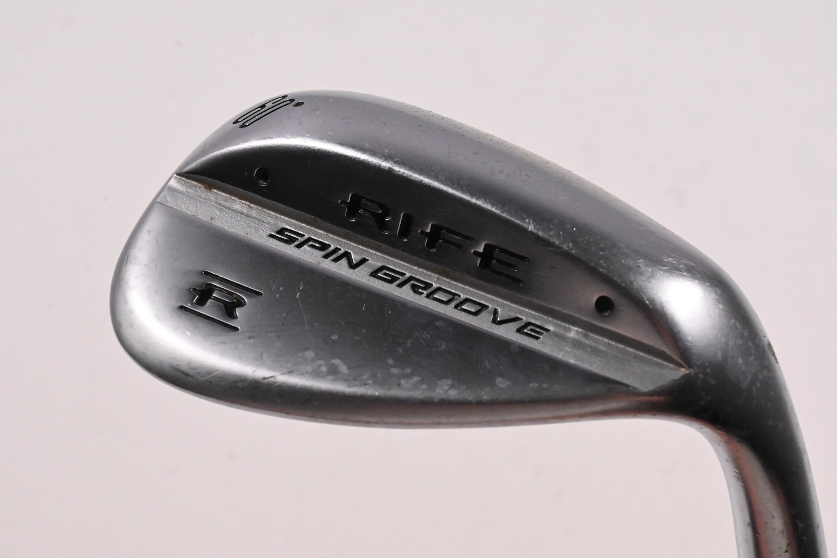 Rife Spin Groove Lob Wedge / 60 Degree / Wedge Flex RIFE Steel Shaft