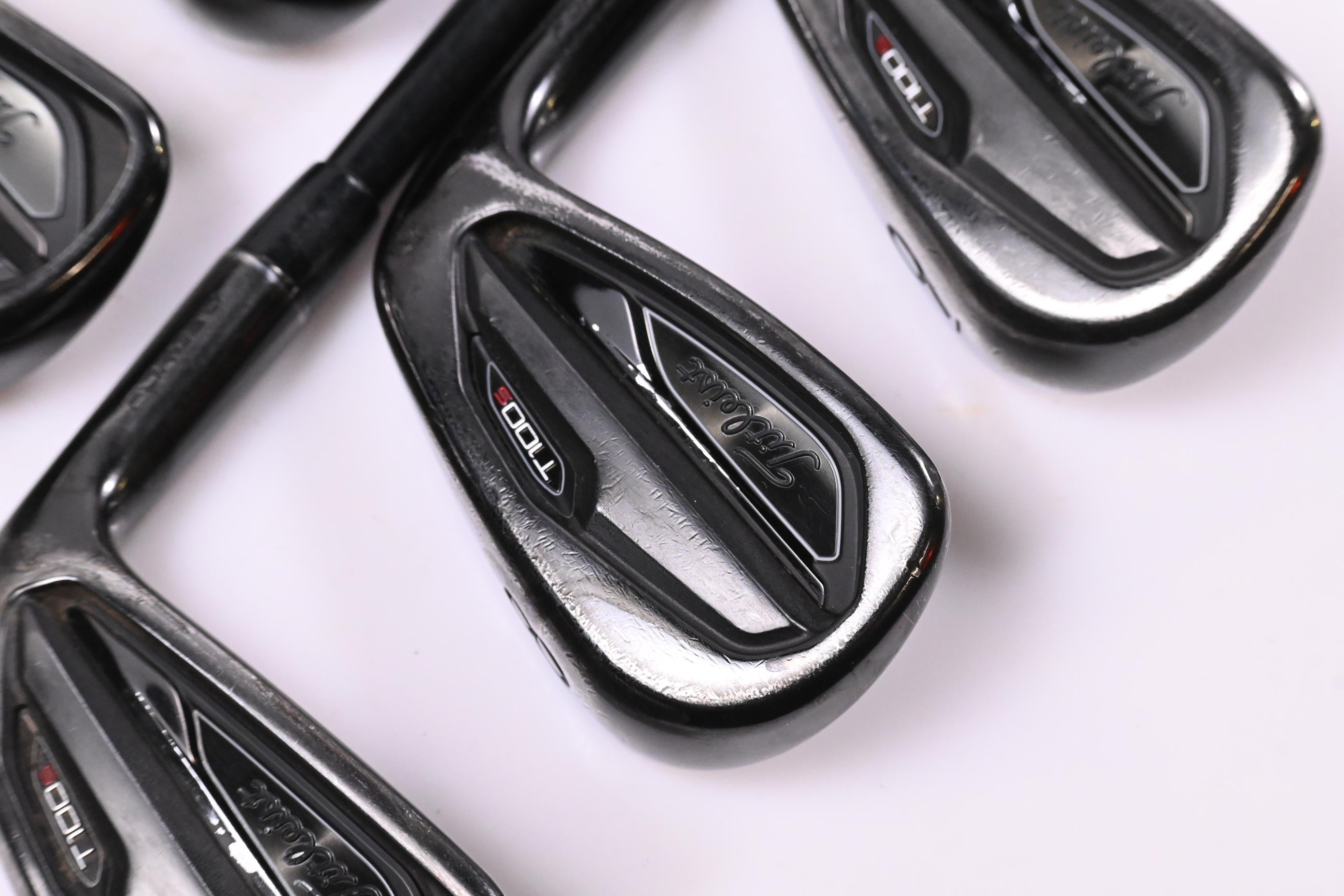 Titleist T100.S Black Limited Edition Irons / 5-9i / Stiff Flex AMT Tour White