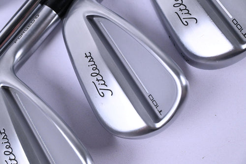 Titleist T100 2025 Irons / 4-PW / Stiff Flex True Temper AMT White Shafts