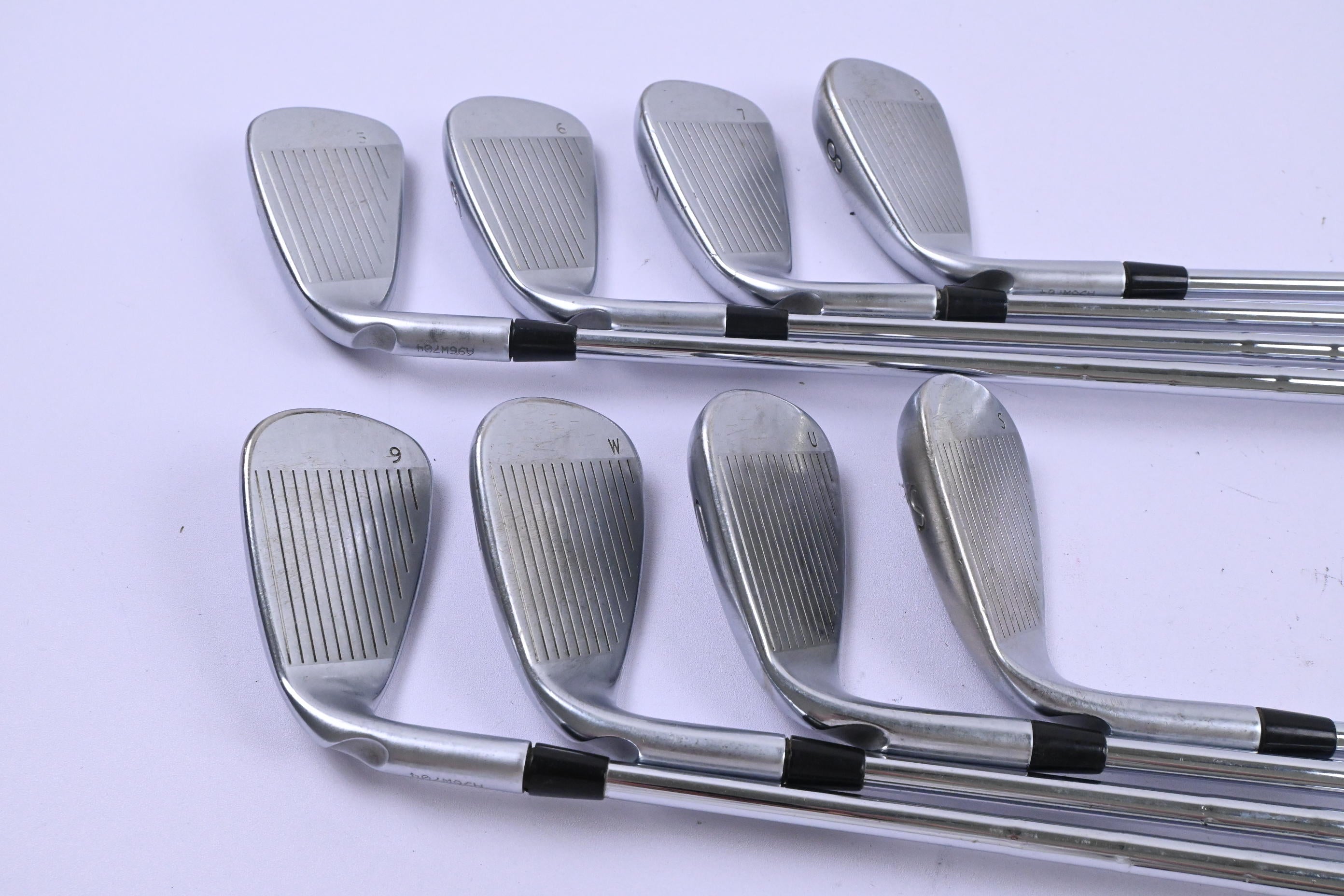 Ping G400 Irons / 5-PW+GW+SW / White Dot / Stiff Flex Ping CFS Shafts
