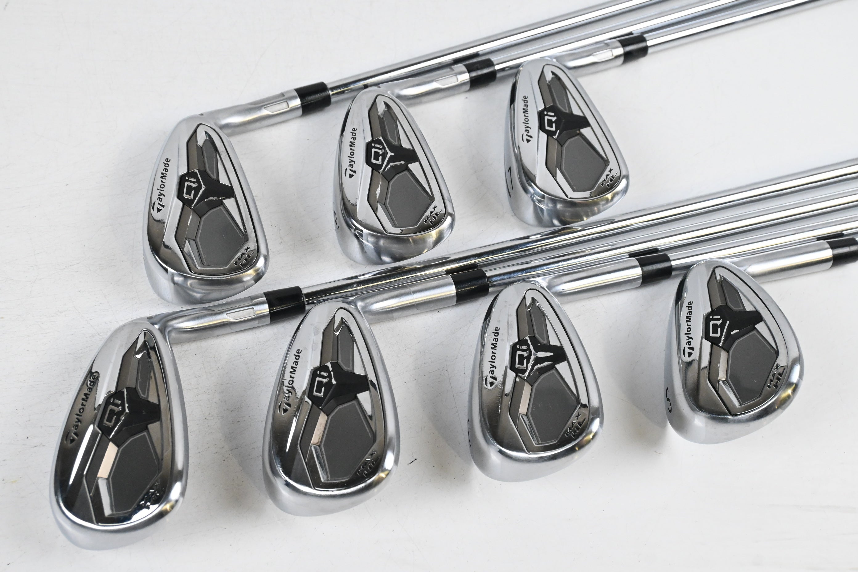 Taylormade Qi Max HL Irons / 5-PW+SW / Regular Flex KBS MAX Lite Shafts
