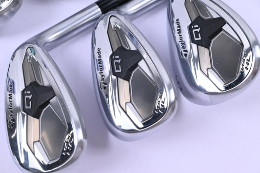 Taylormade Qi Max HL Irons / 7-PW+GW+SW / Senior Flex KBS Reax 50 Shafts