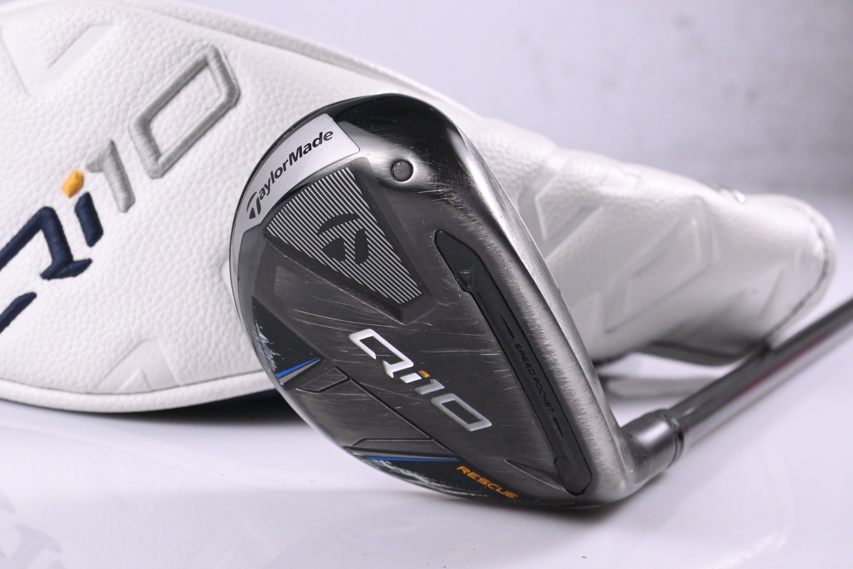 Taylormade Qi10 #3 Hybrid / 19 Degree / Stiff Flex Ventus TR Blue 7 Shaft