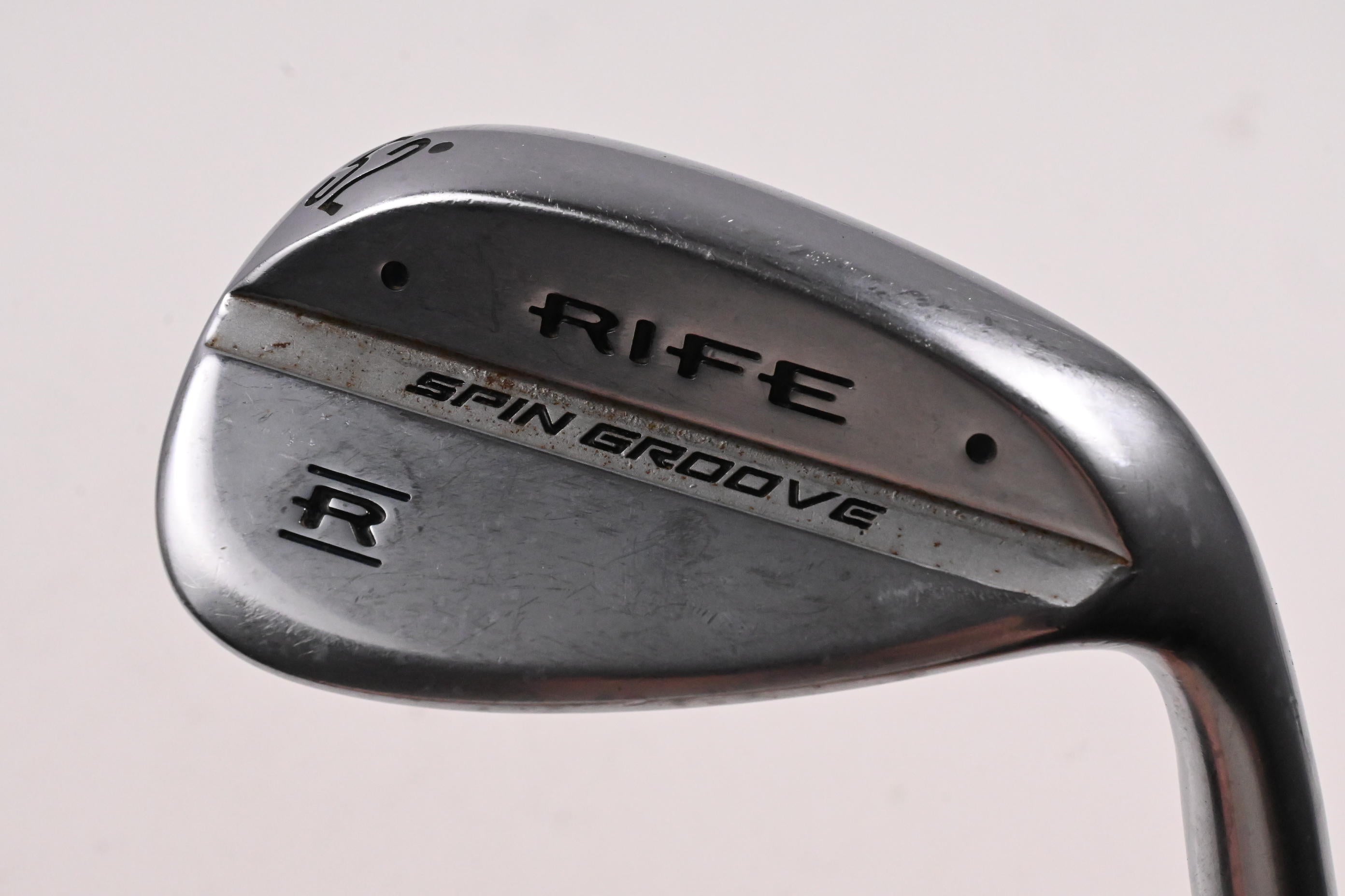 Rife Spin Groove Gap Wedge / 52 Degree / Wedge Flex RIFE Steel Shaft