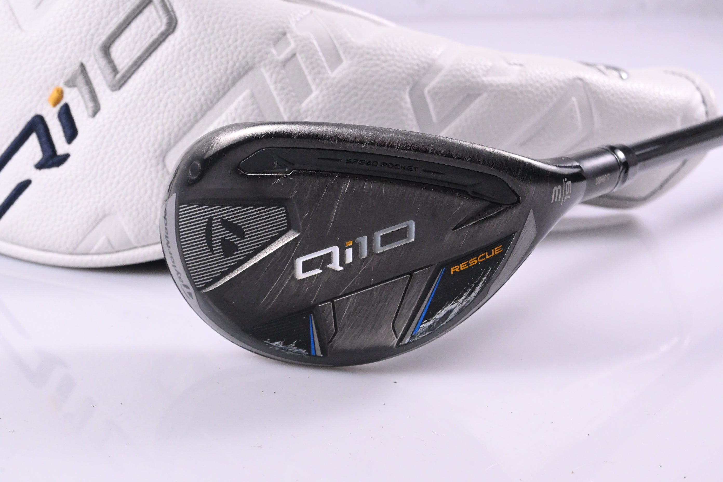 Taylormade Qi10 #3 Hybrid / 19 Degree / Stiff Flex Ventus TR Blue 7 Shaft