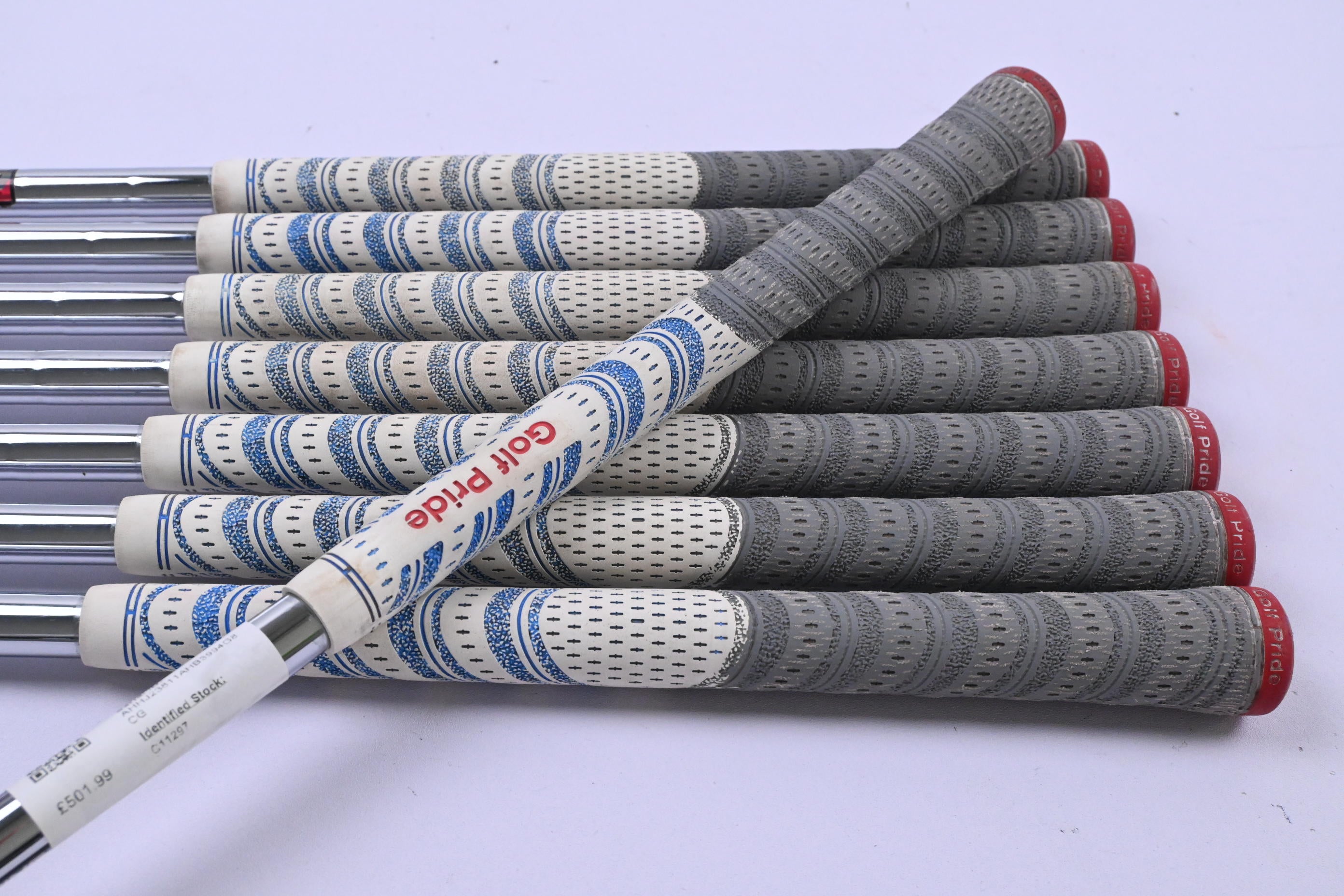 Ping G400 Irons / 5-PW+GW+SW / White Dot / Stiff Flex Ping CFS Shafts