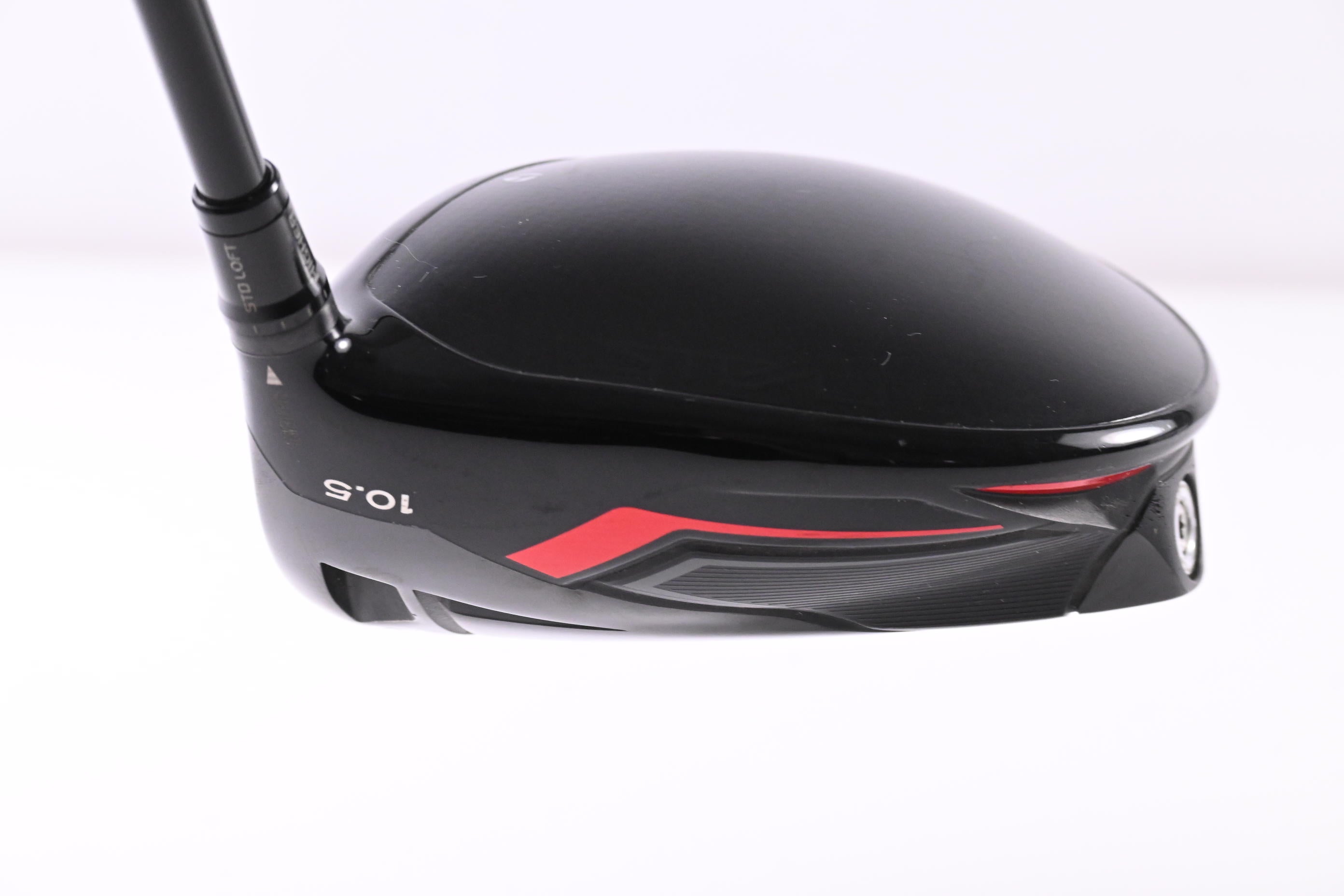 Taylormade Stealth Driver / 10.5 Degree / Stiff Flex HZRDUS Smoke RDX Red 60