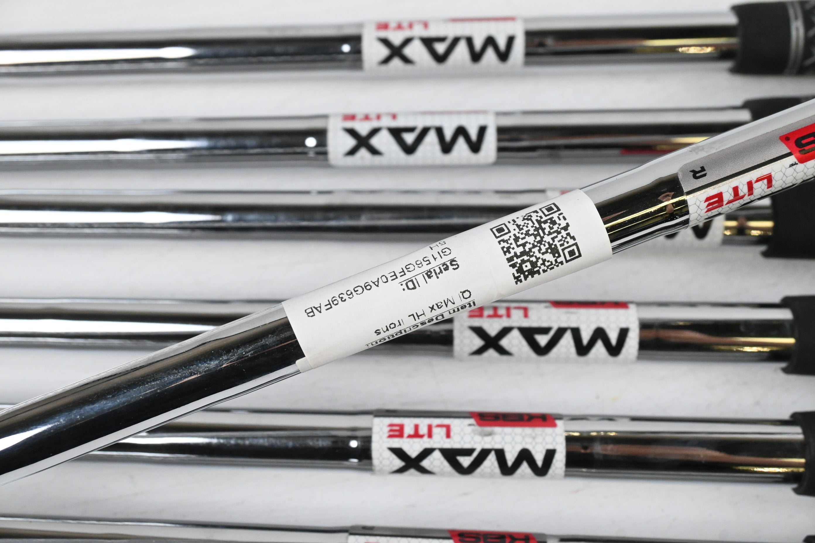 Taylormade Qi Max HL Irons / 5-PW+SW / Regular Flex KBS MAX Lite Shafts