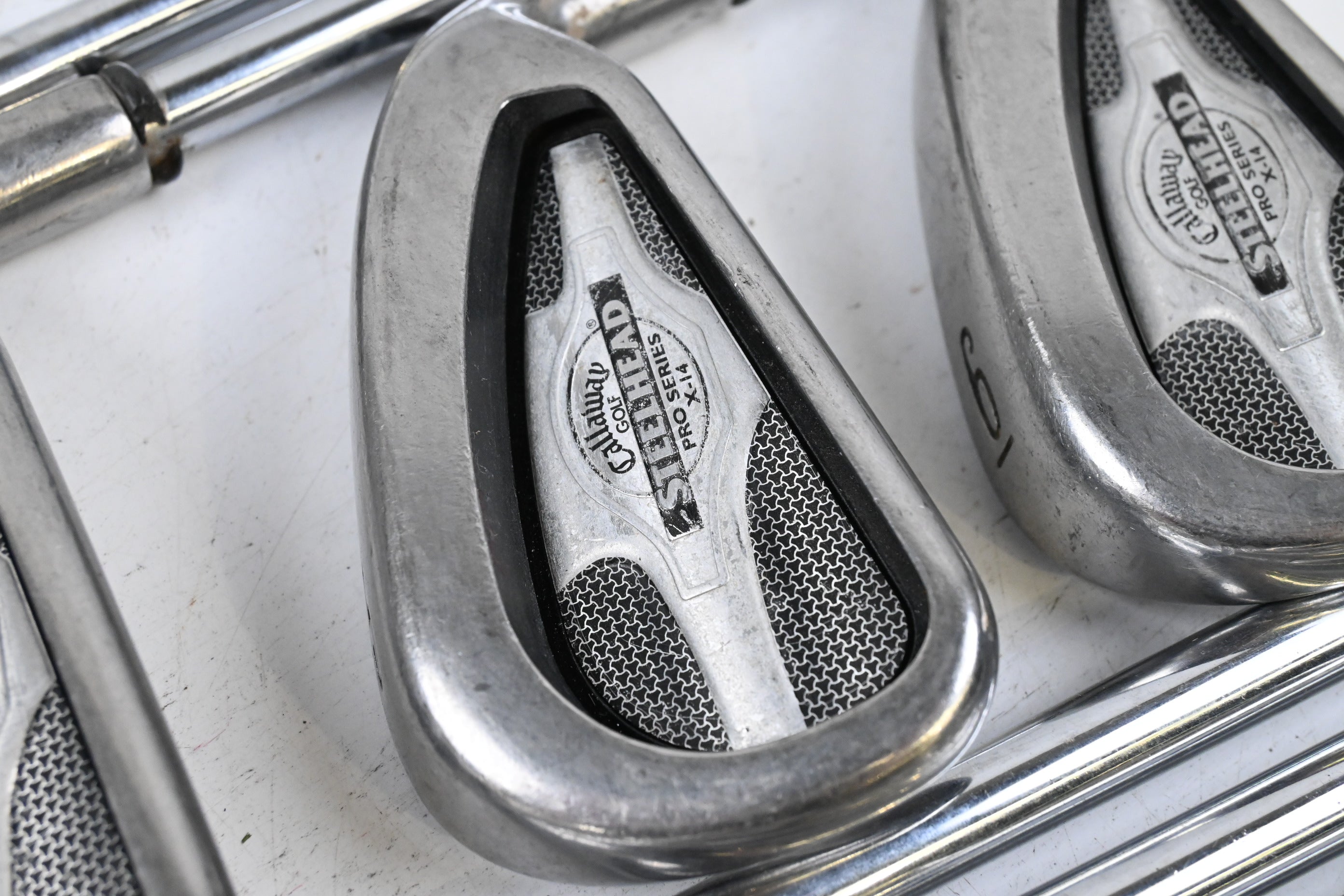 Callaway X-14 Pro Series Irons / 3-PW+SW / Stiff Flex Callaway Rifle Shafts