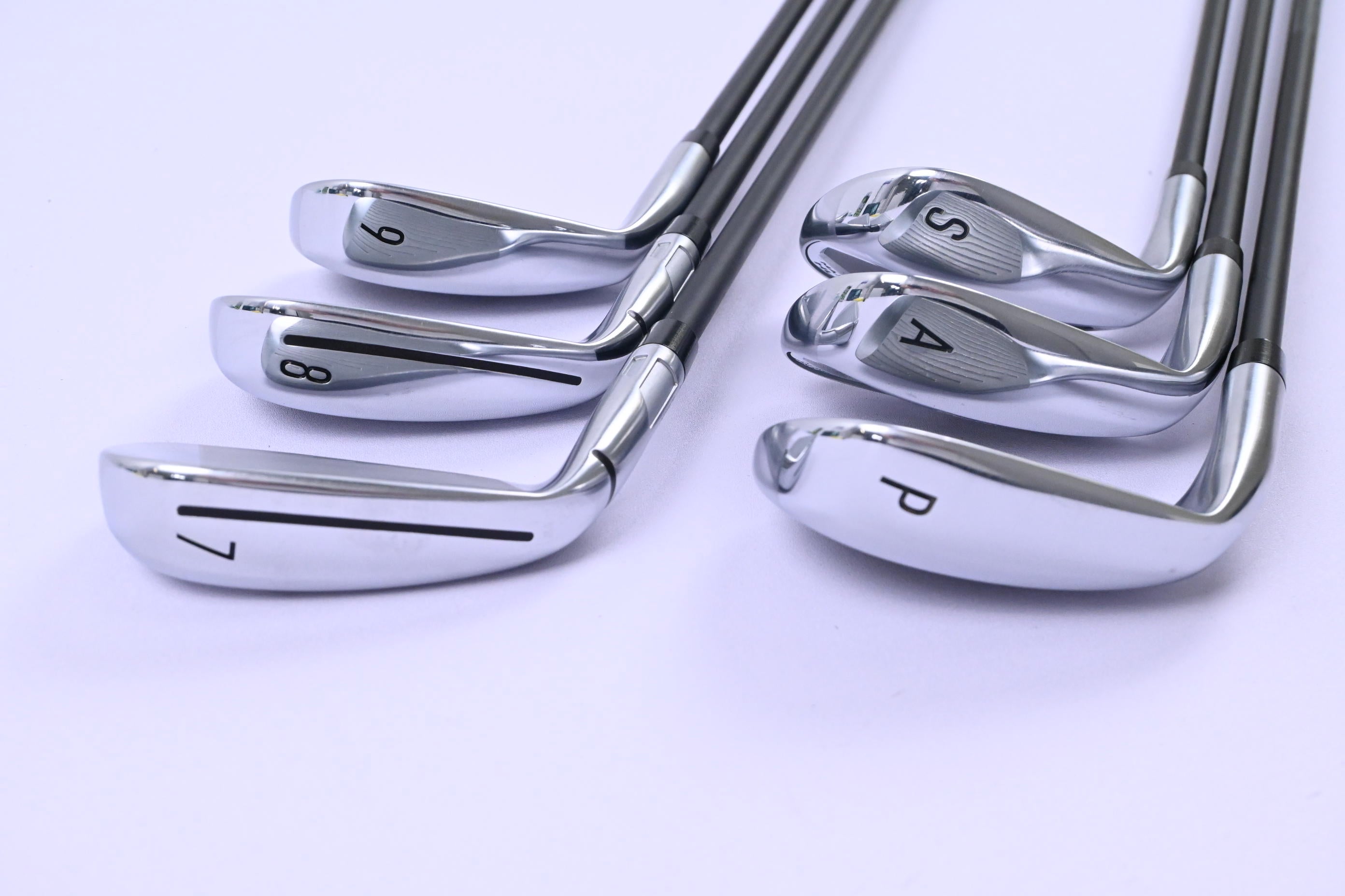 Taylormade Qi Max HL Irons / 7-PW+GW+SW / Senior Flex KBS Reax 50 Shafts