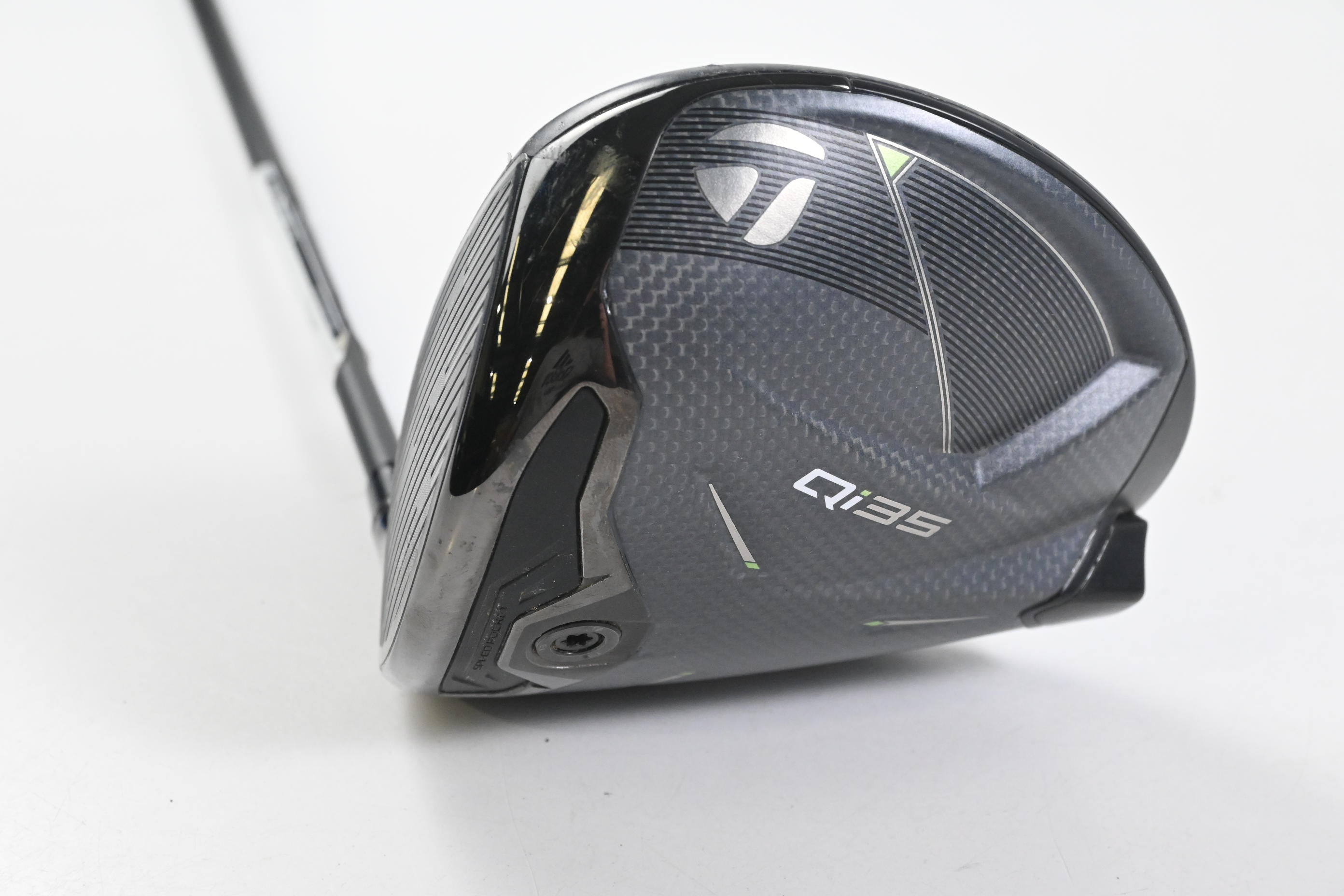 Left Hand Taylormade Qi35 Driver / 10.5 Degree / Regular Flex Ventus Blue 5