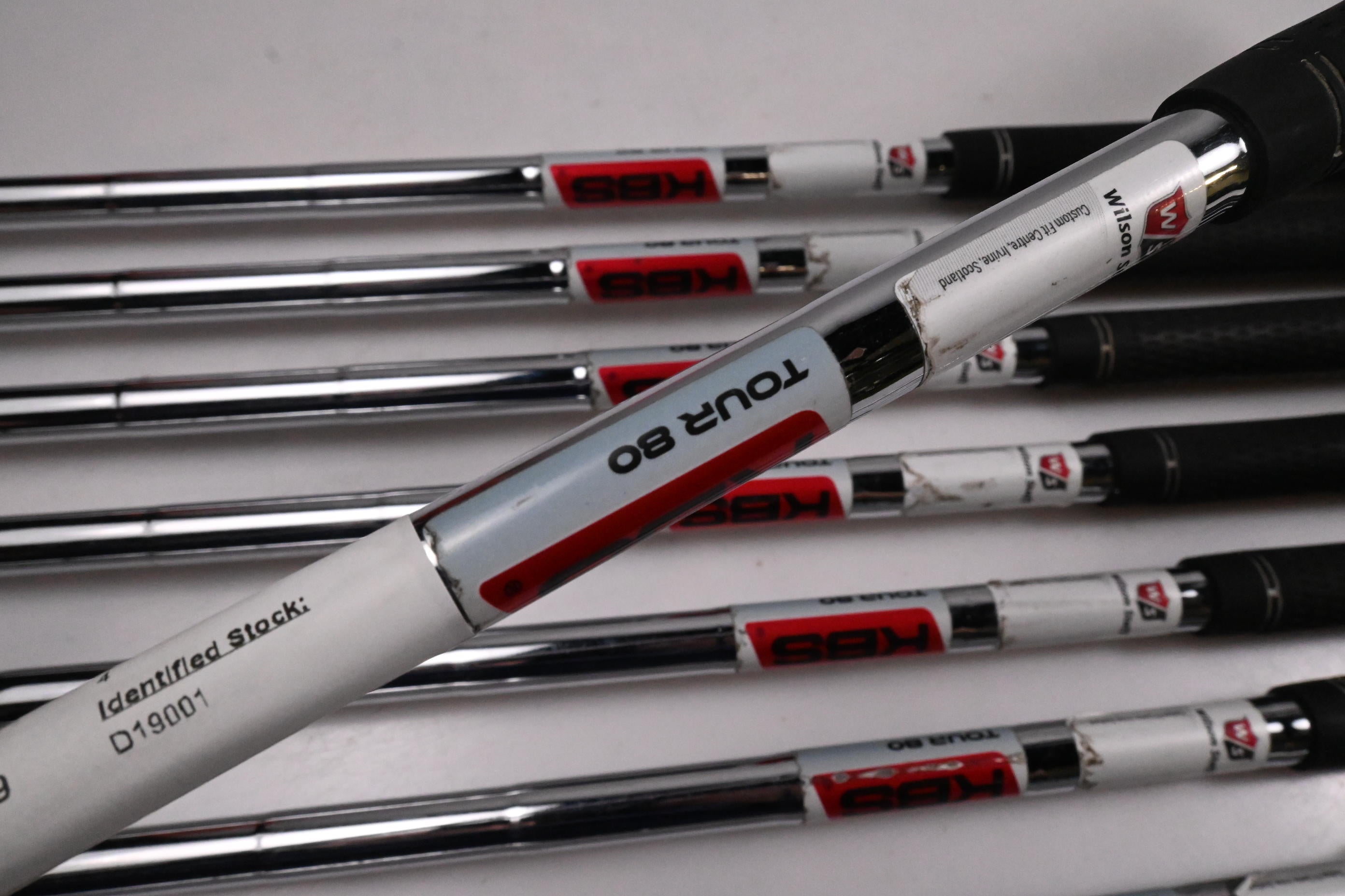 Wilson Launch Pad Irons / 5-PW+GW+SW / Regular Flex KBS Tour 80 Shafts