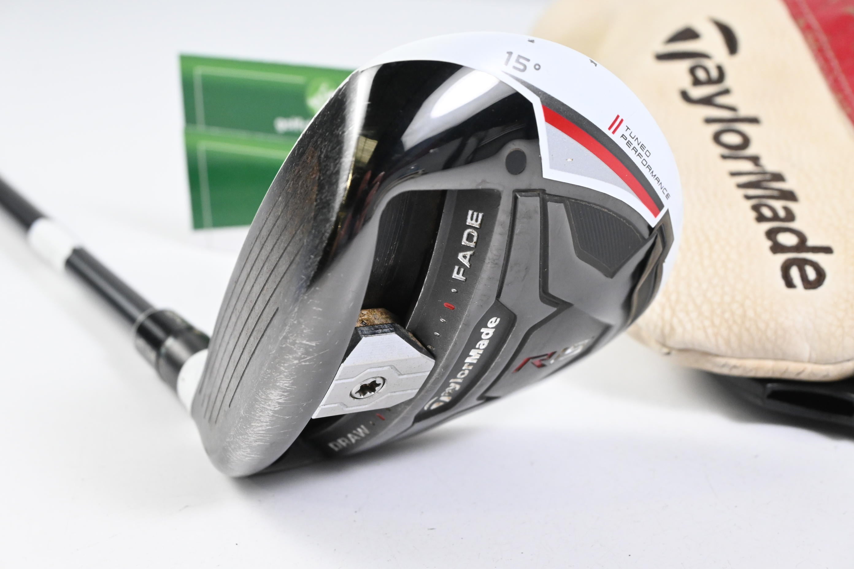 Left Hand Taylormade R15 #3 Wood / 15 Degree / Regular Flex Fujikura Speeder 67