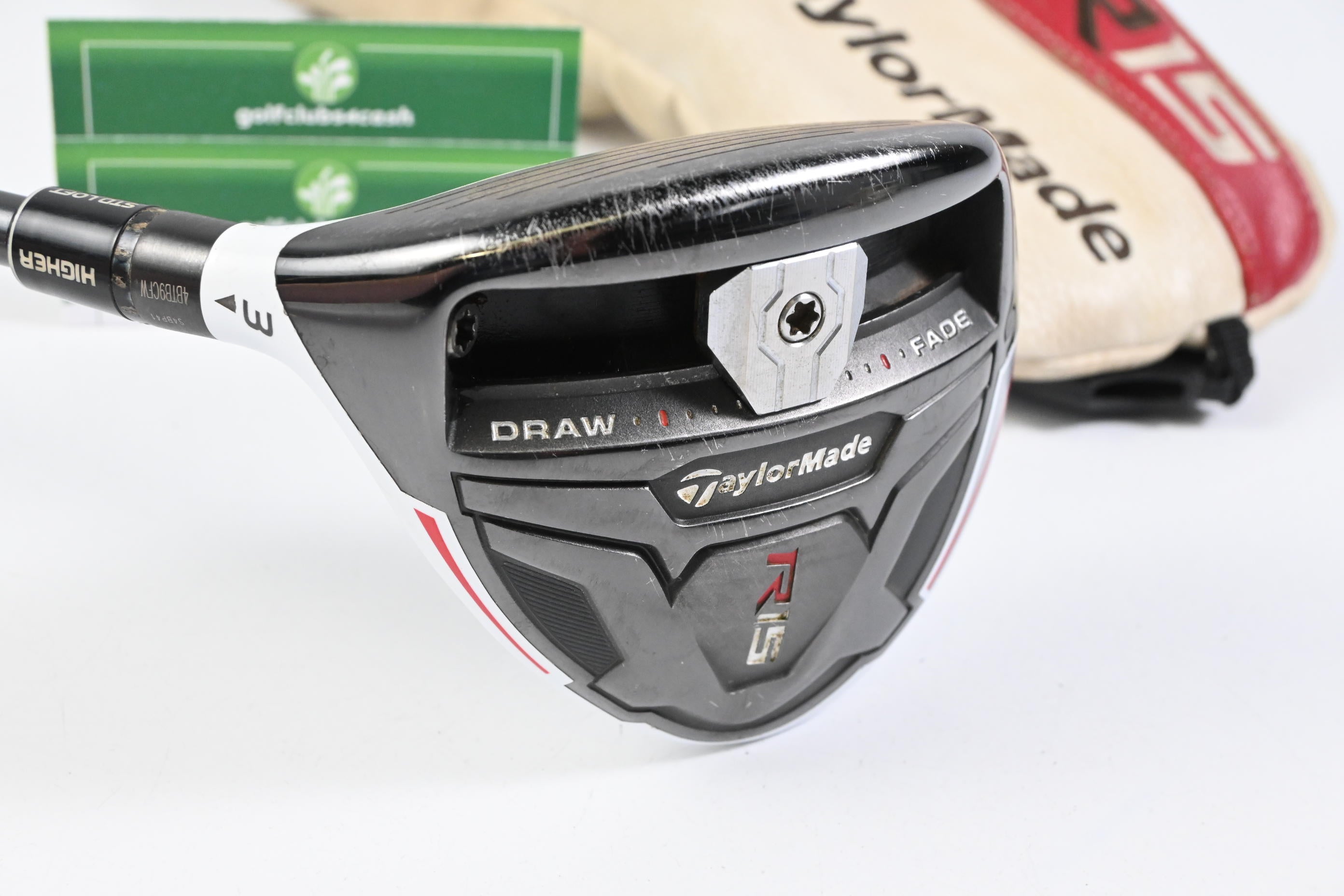 Left Hand Taylormade R15 #3 Wood / 15 Degree / Regular Flex Fujikura Speeder 67