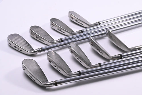 Wilson Deep Red Irons / 4-PW+GW+SW / Stiff Flex Wilson Fluid Steel Shatfs
