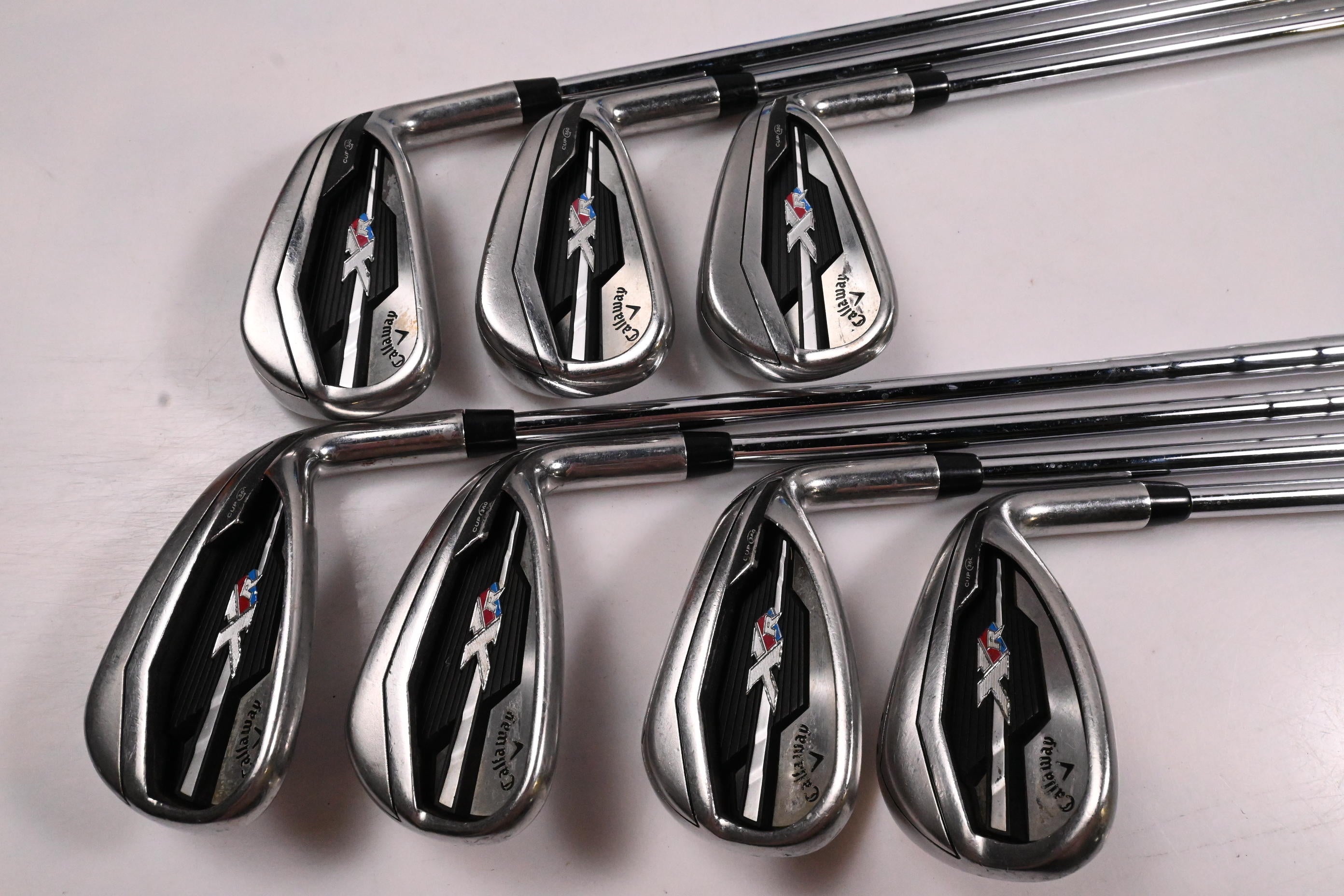 Callaway XR Irons / 5-PW+SW / Regular Flex KBS Tour-V 90 Shafts