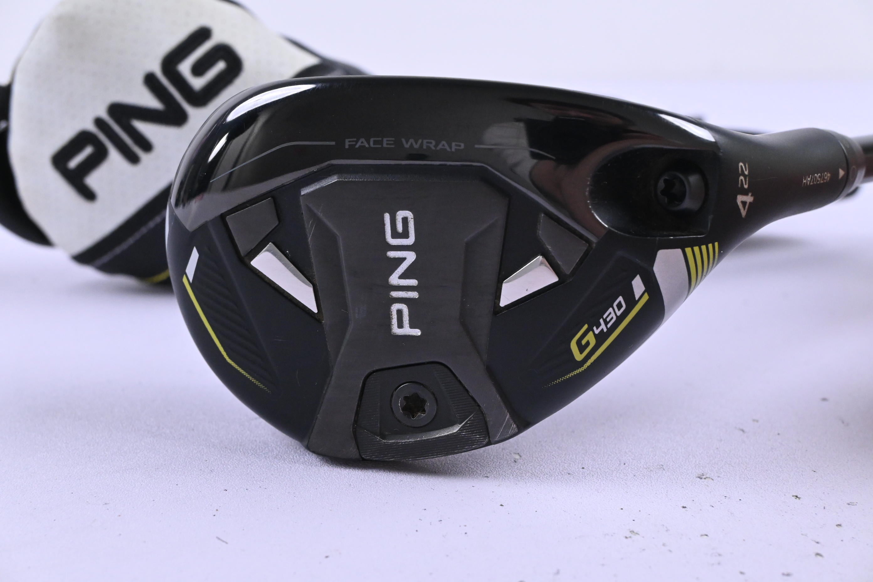 Ping G430 #4 Hybrid / 22 Degree / Stiff Flex Project X HZRDUS Smoke RDX Red 80