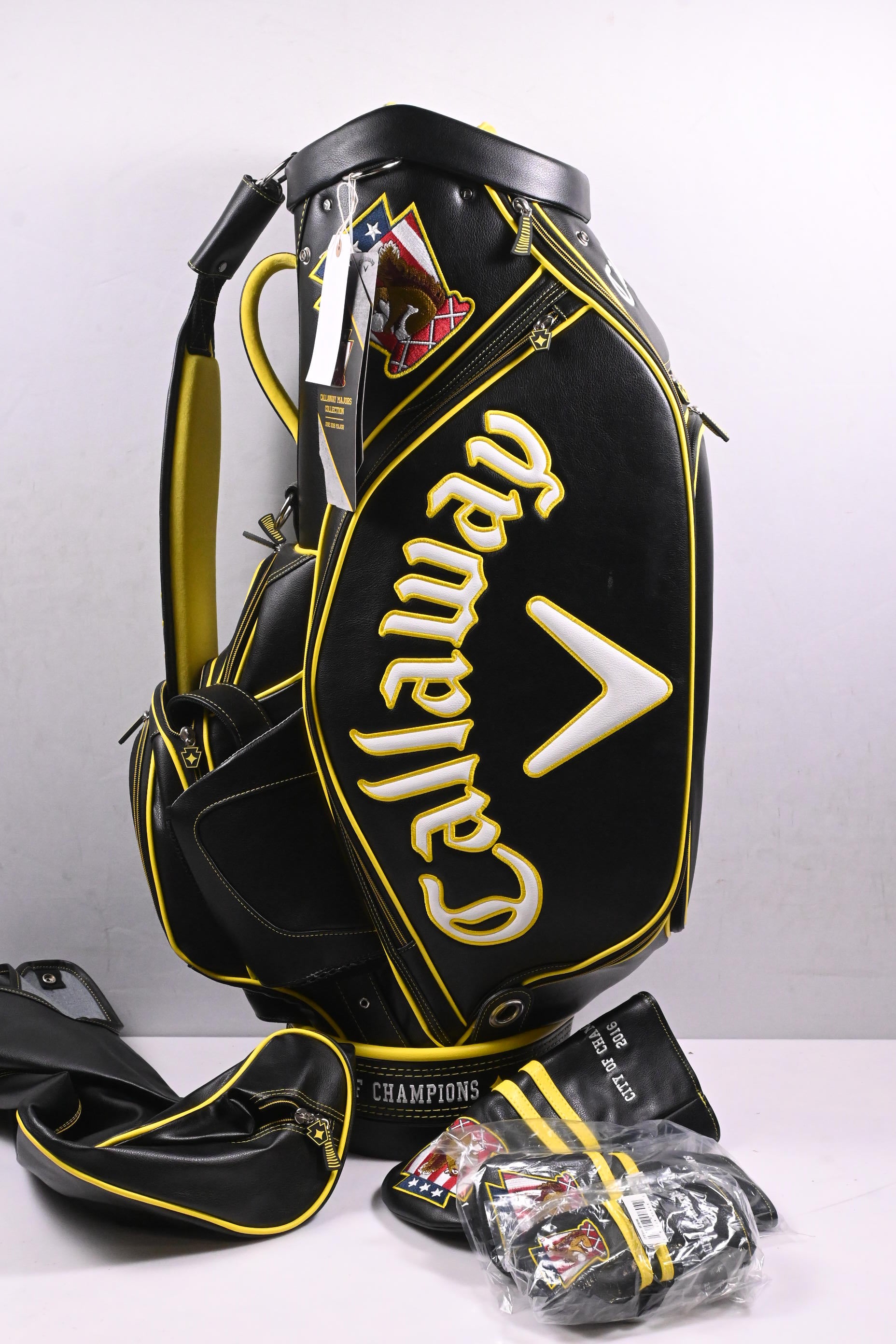 Callaway 2016 US Open Tour Bag / 6-Way Divider / Black, Yellow