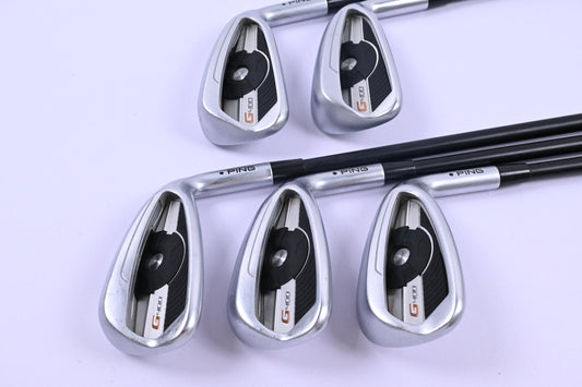 Ping G400 Irons / 6-PW / Black Dot / Senior Flex Ping Alta CB AWT Shafts