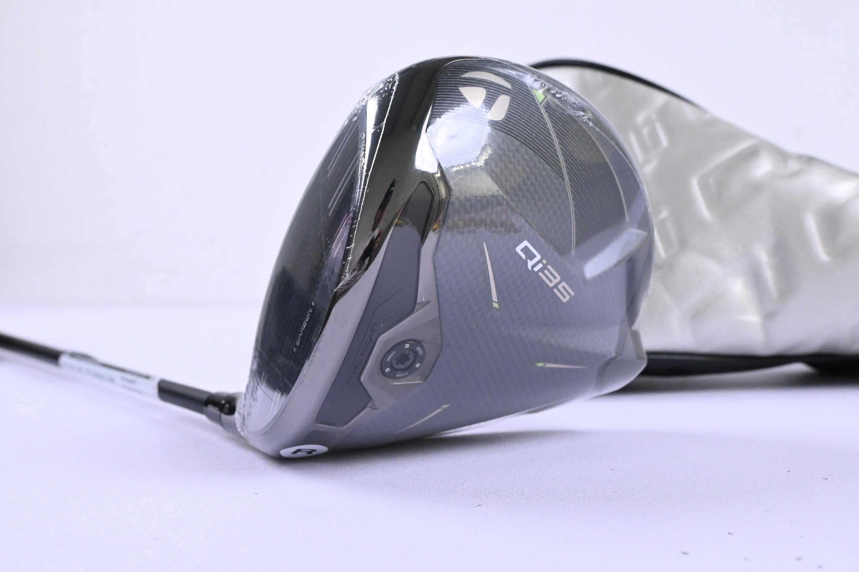 Left Hand Taylormade Qi35 Driver / 10.5 Degree / Regular Flex Ventus Blue 5