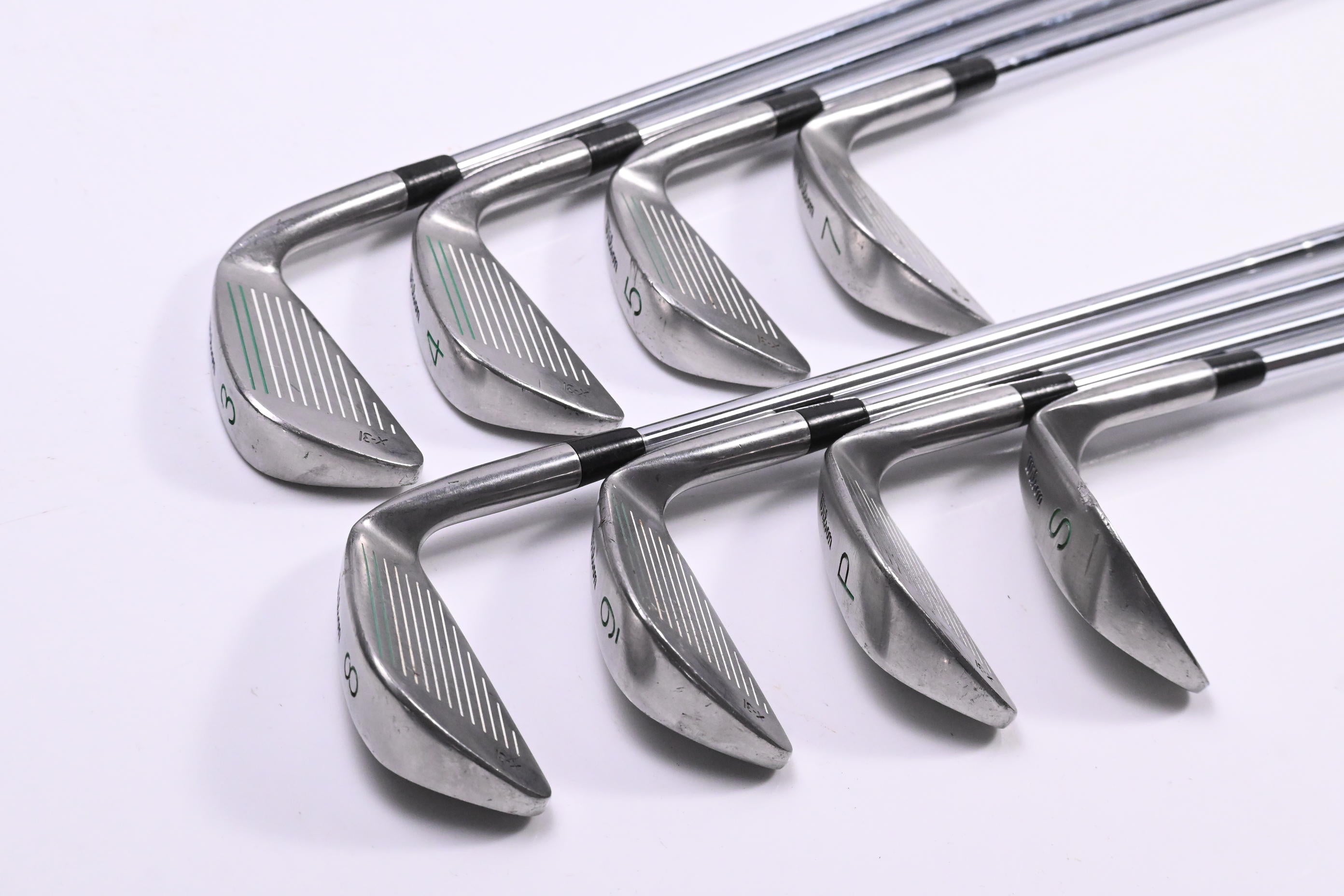 Left Hand Wilson X-31 Irons / 4-PW+SW / No 6 Iron / Regular Flex Wilson X-3
