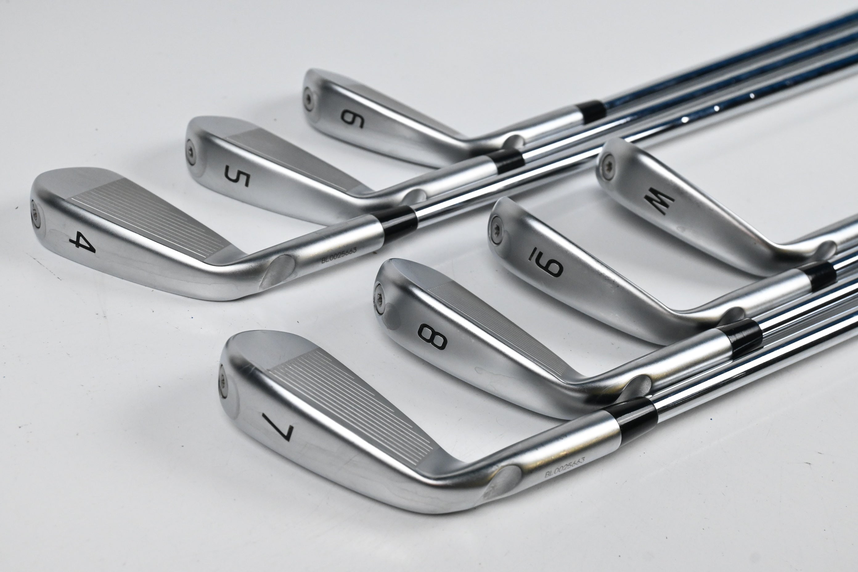 Ping I240 Irons / 4-PW / Green Dot / Stiff Flex KBS Tour 120 Steel Shafts