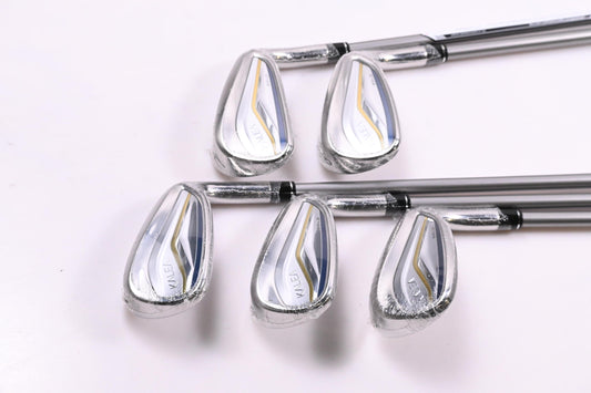 Ladies Taylormade Kalea Gold Irons / 7-PW+SW / Ladies Flex Taylormade Kalea Gold