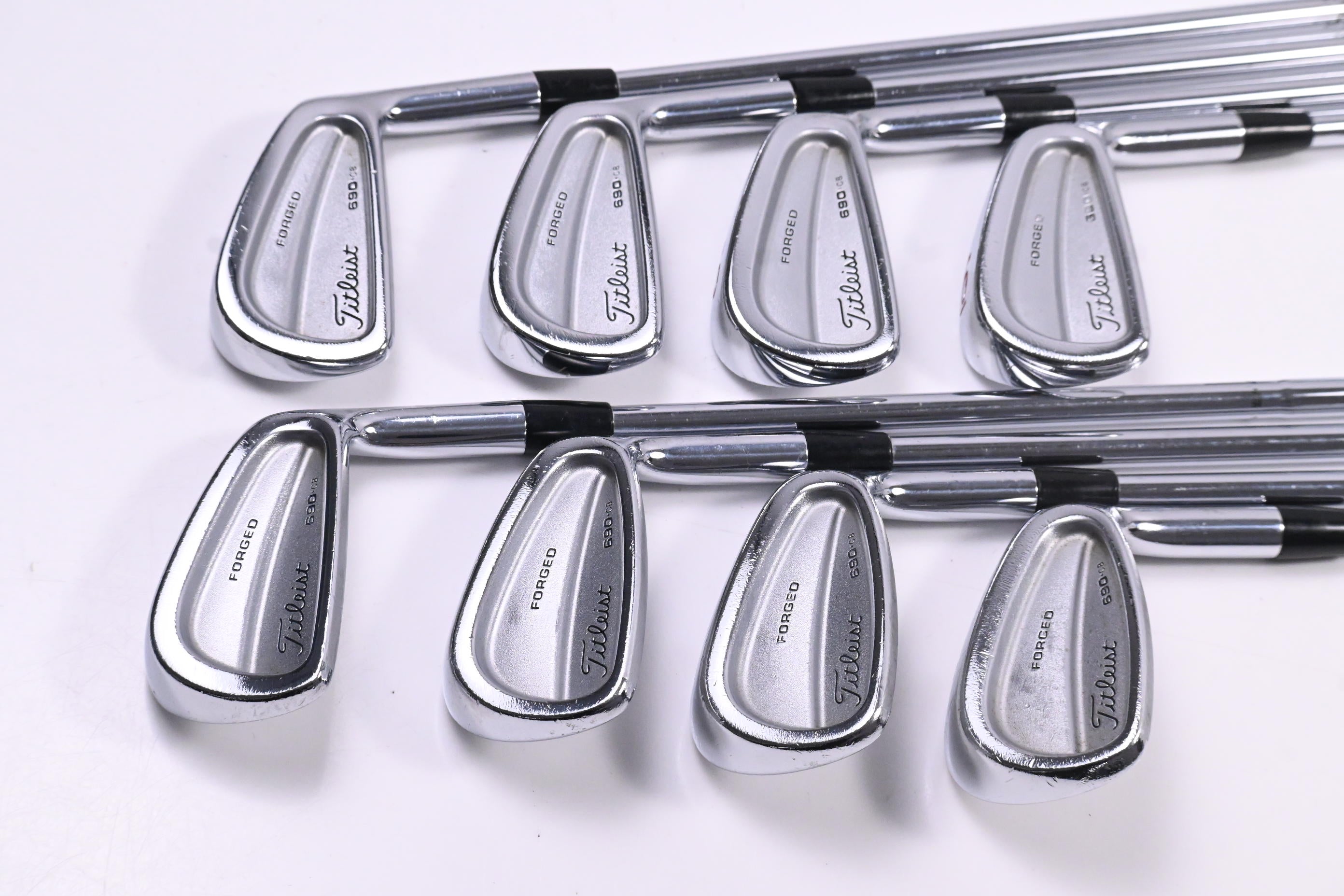 Titleist 690.CB Irons / 3-PW / Stiff Flex True Temper Dynamic Gold S300 Shafts