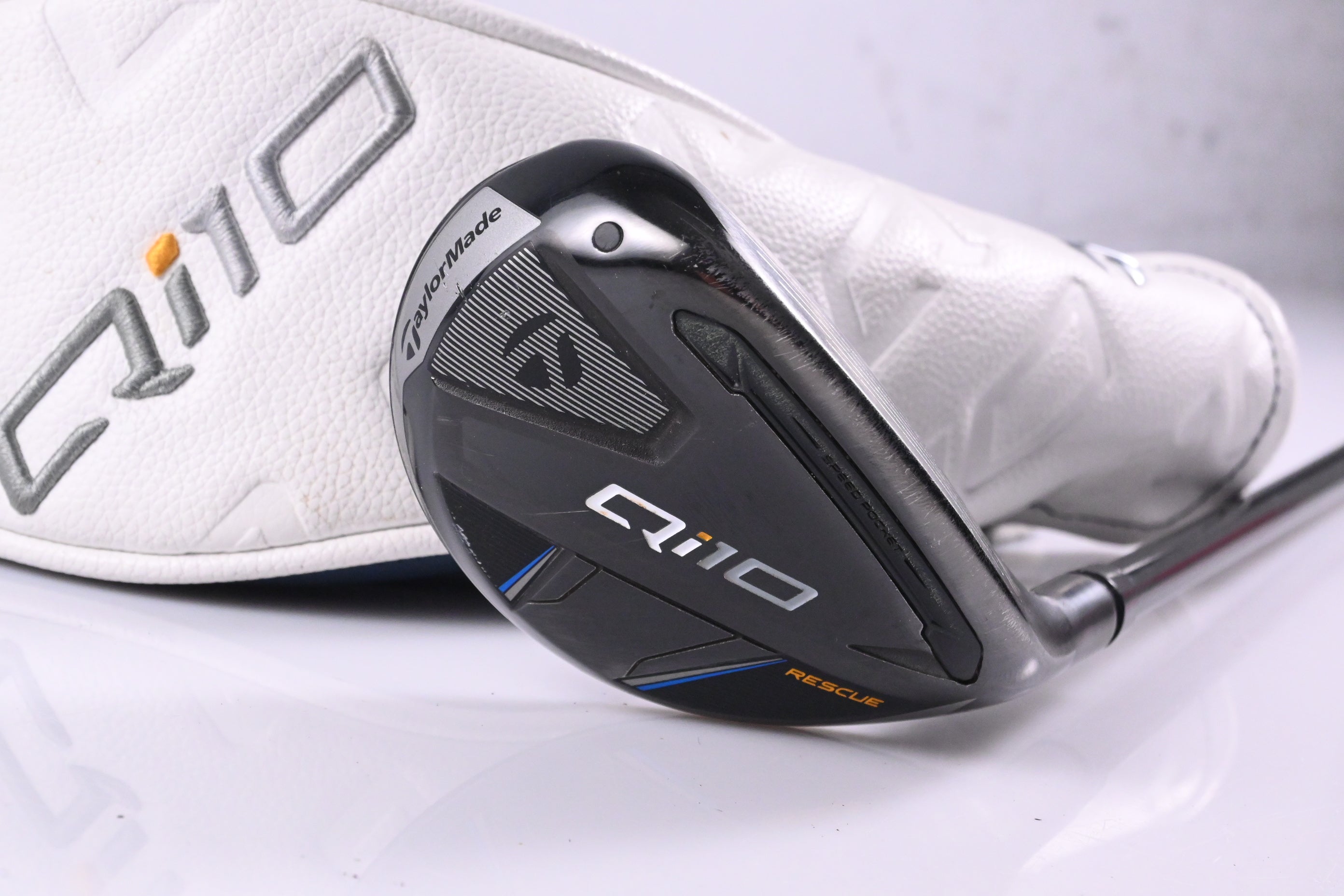 Taylormade Qi10 #3 Hybrid / 19 Degree / Stiff Flex Ventus TR Blue 7 Shaft