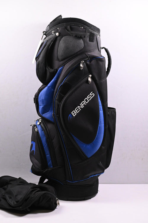 Benross Cart Bag / 14-Way Divider / Black, Blue