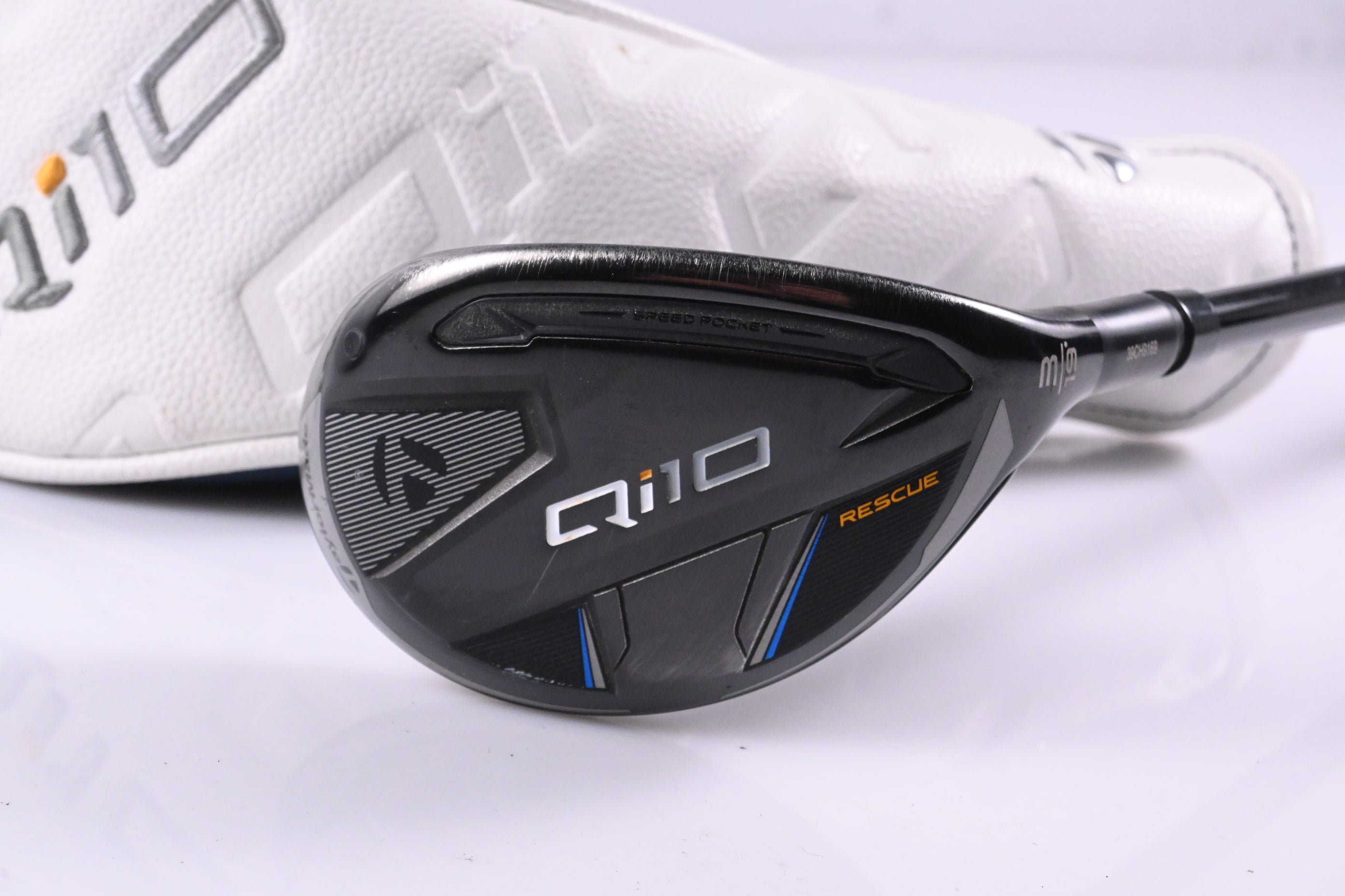 Taylormade Qi10 #3 Hybrid / 19 Degree / Stiff Flex Ventus TR Blue 7 Shaft
