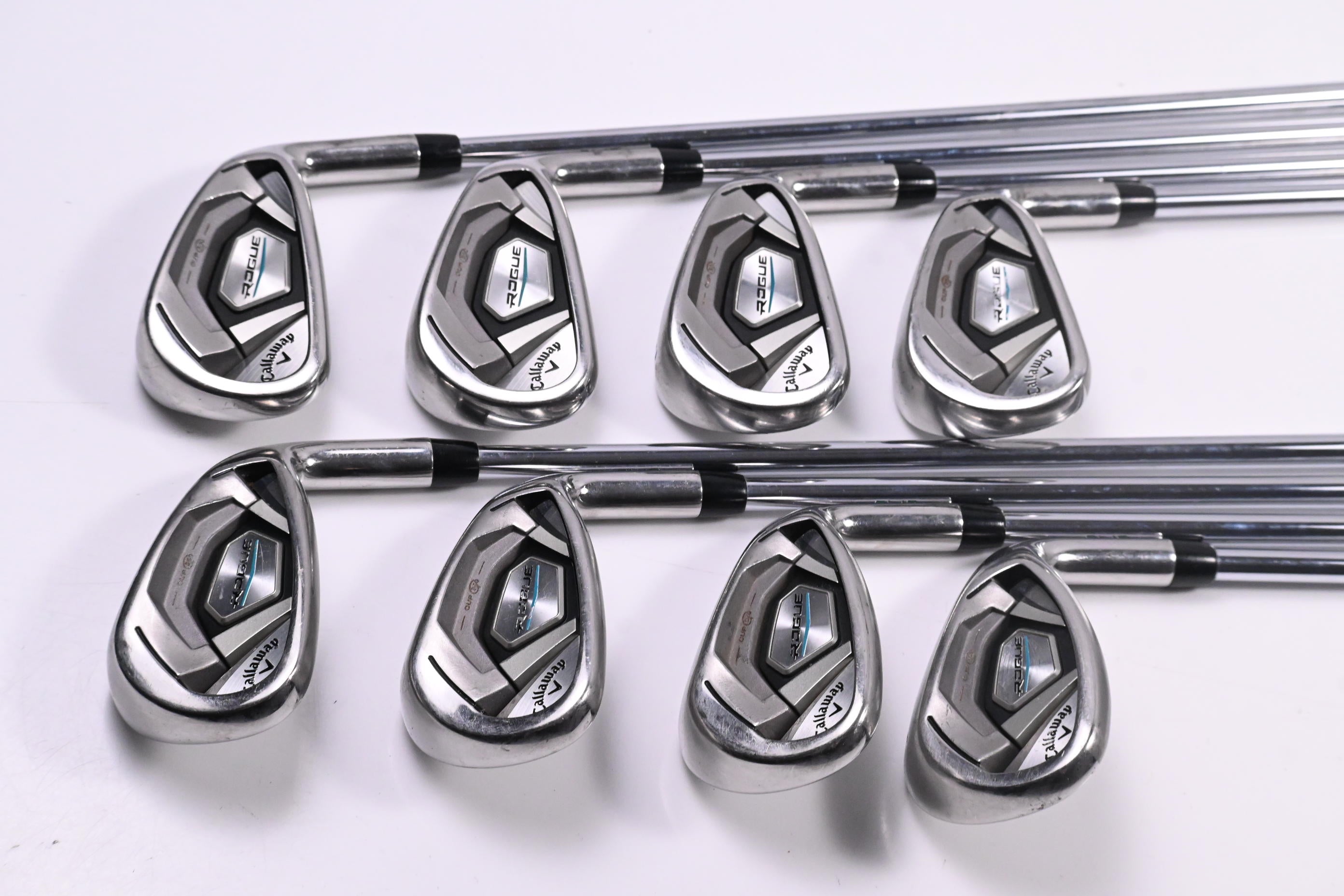 Callaway Rogue Irons / 4-PW+AW / Regular Flex Project X LZ 95 Shafts