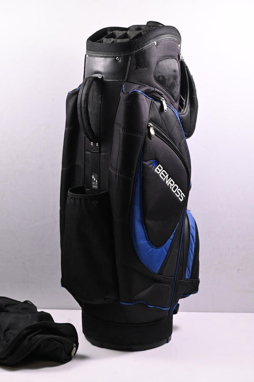Benross Cart Bag / 14-Way Divider / Black, Blue