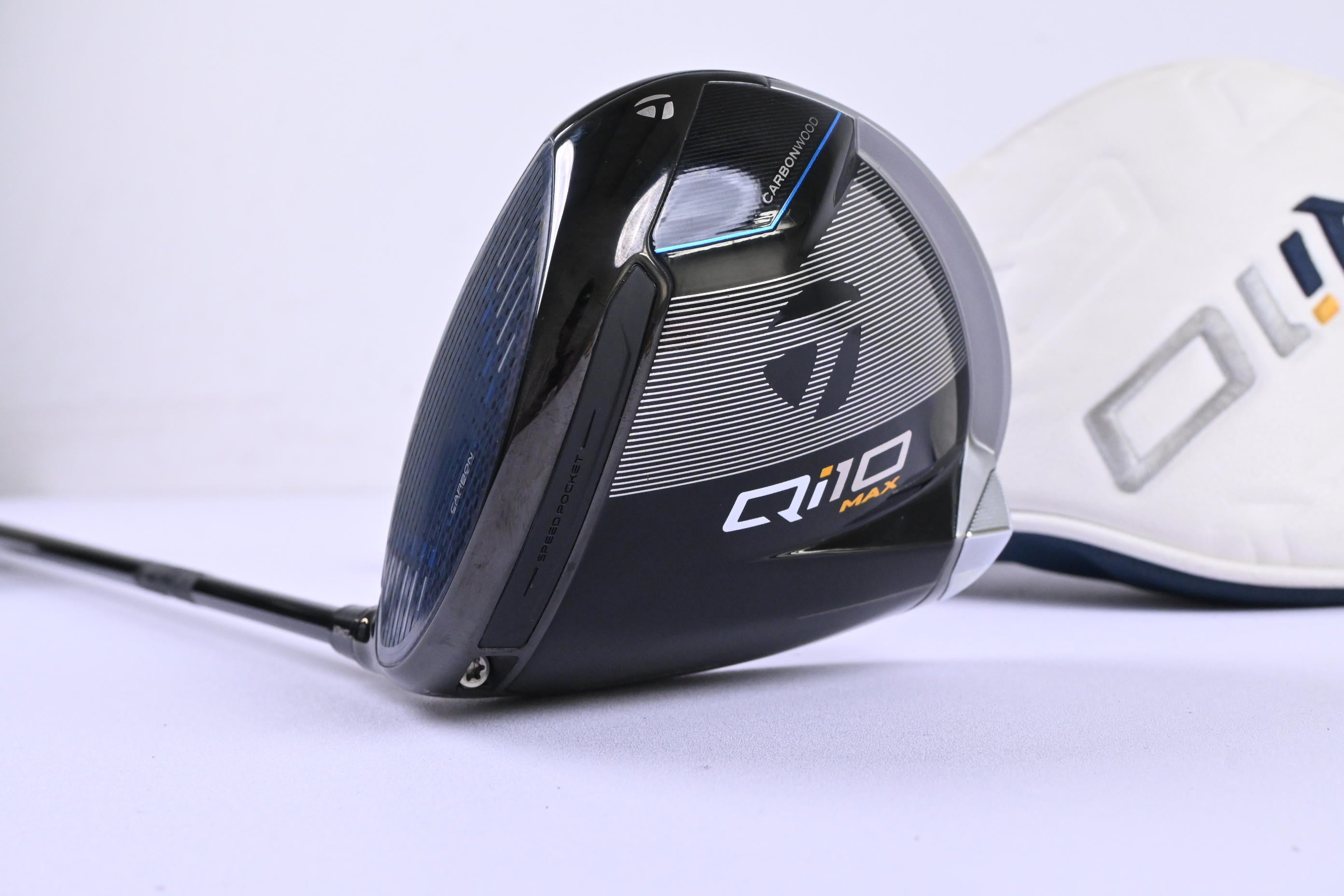 Left Hand Taylormade Qi10 Max Driver / 10.5 Degree / X-Flex Tensei AV Raw Orange