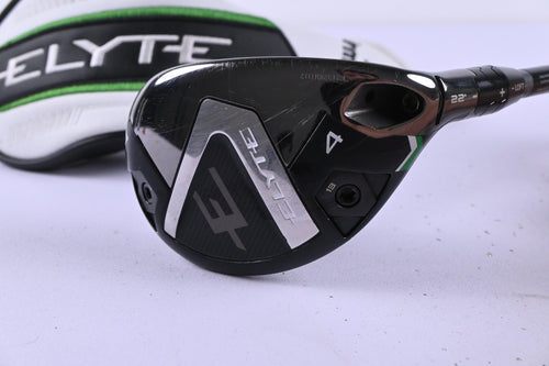 Callaway Elyte #4 Hybrid / 22 Degree / Stiff Flex Denali Charcoal 70 Shaft