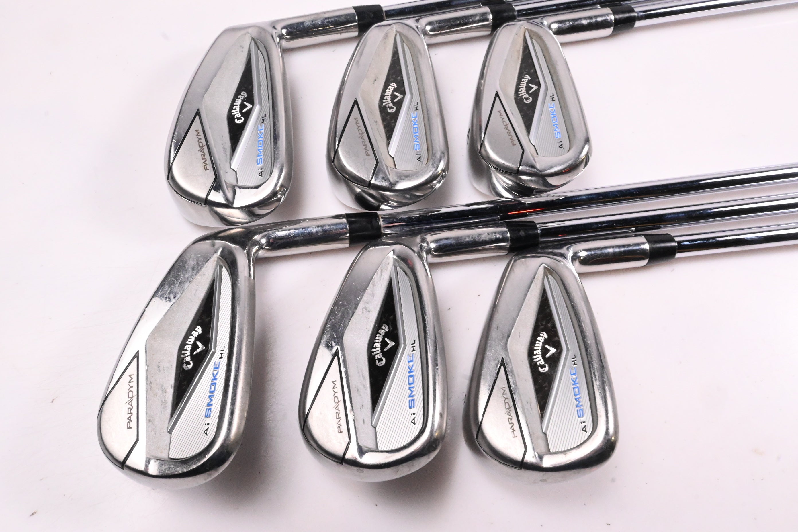 Callaway Paradym Ai Smoke HL Irons / 5-PW / Regular Flex Elevate MPH 85 Shafts