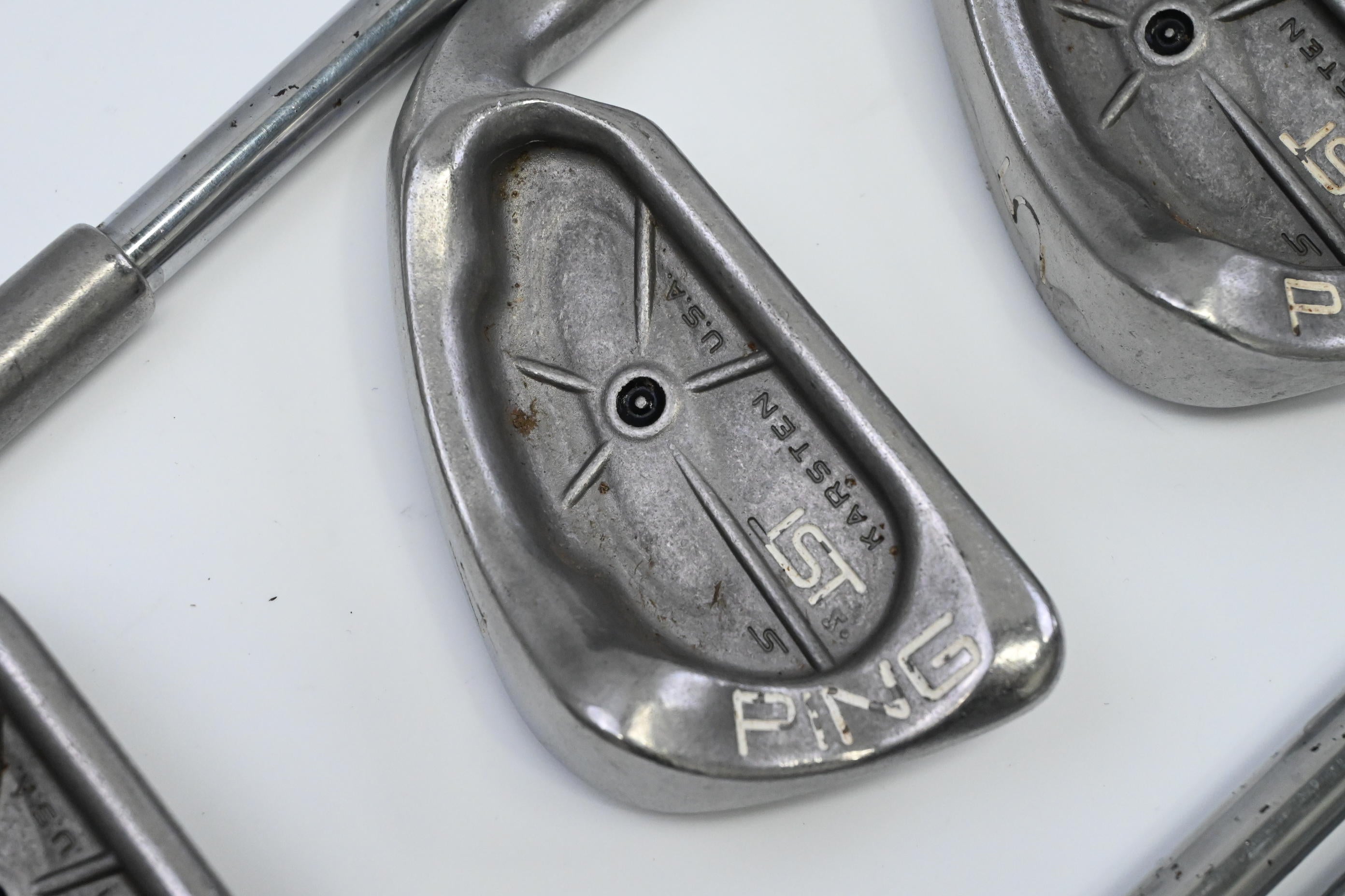 Ping ISI Irons / 3-PW+SW / Black Dot / Stiff Flex Cushin JZ Shafts