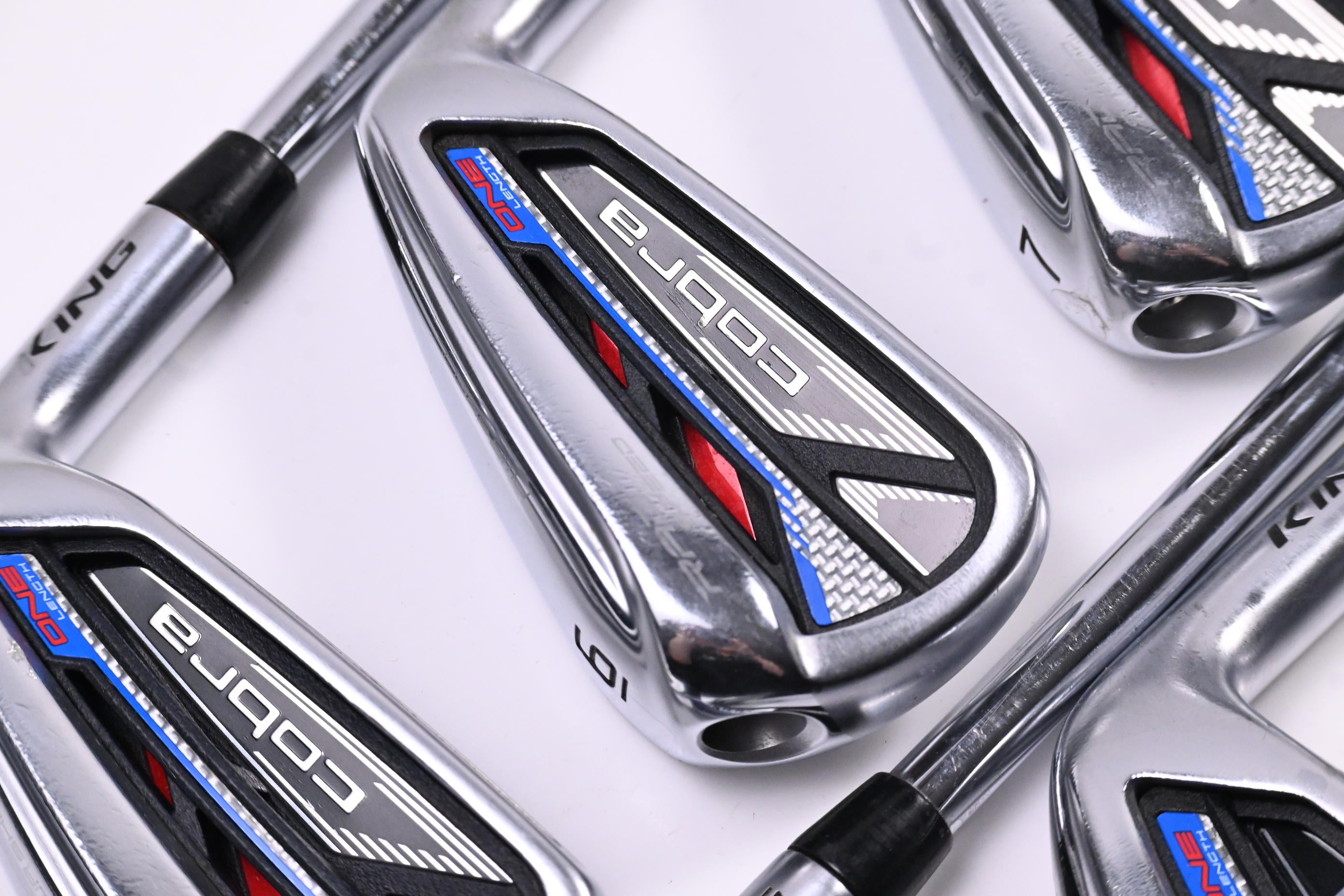 Cobra King Radspeed One Length Irons / 5-PW / Regular Flex KBS Tour 90 Shafts