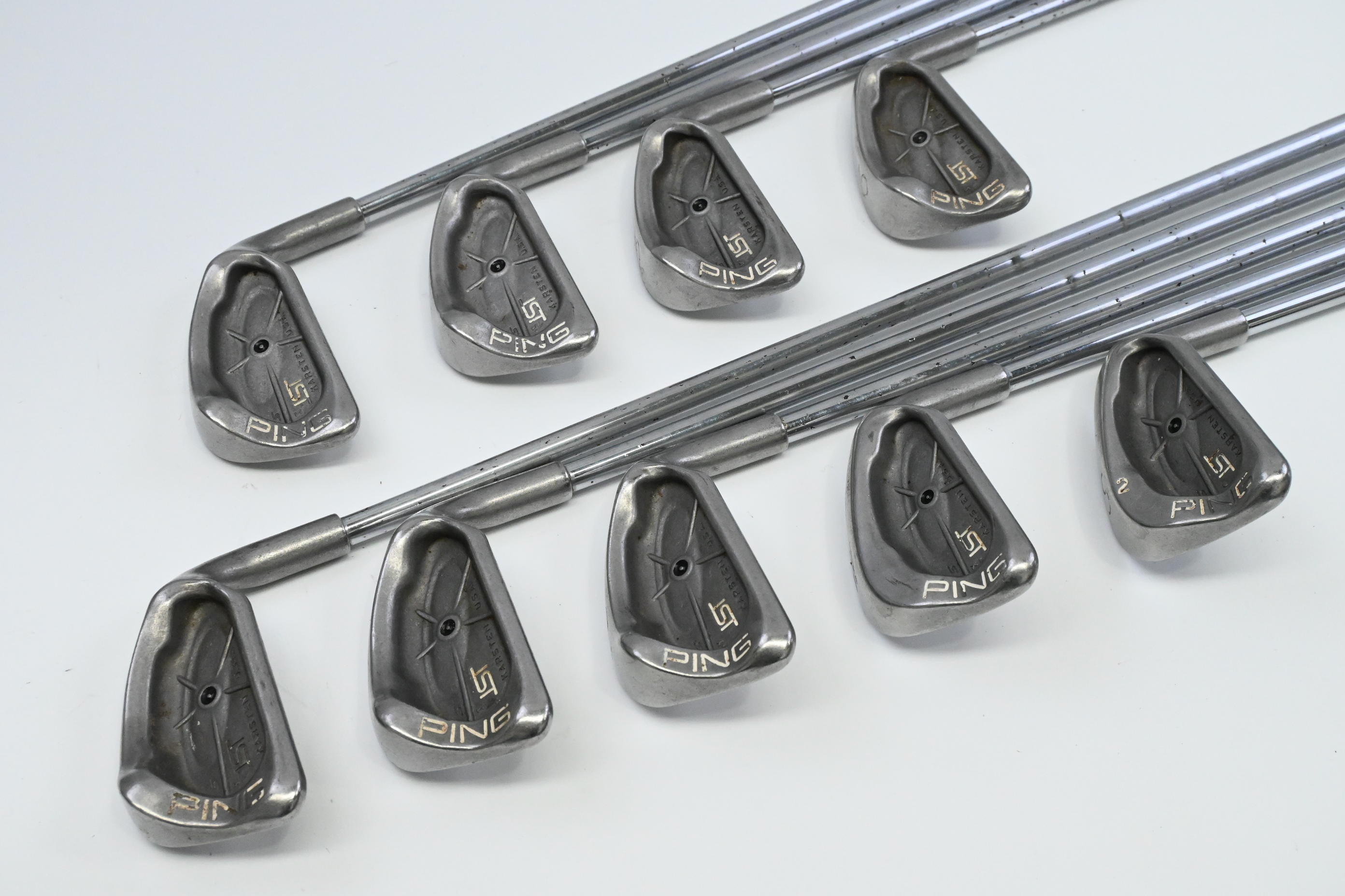 Ping ISI Irons / 3-PW+SW / Black Dot / Stiff Flex Cushin JZ Shafts