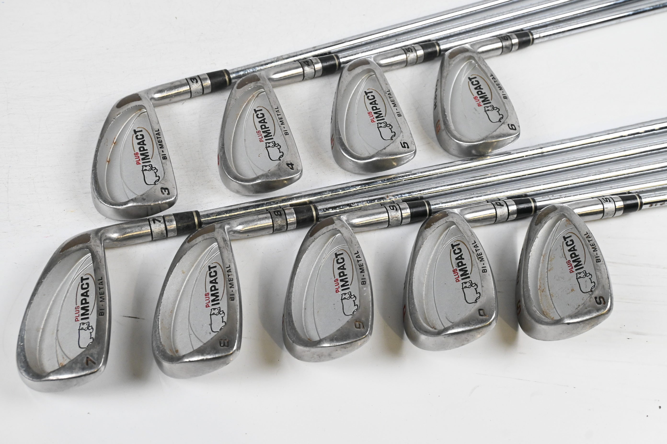 Hippo Plus Impact Irons / 3-PW+SW / Regular Flex Hippo ETS Shafts