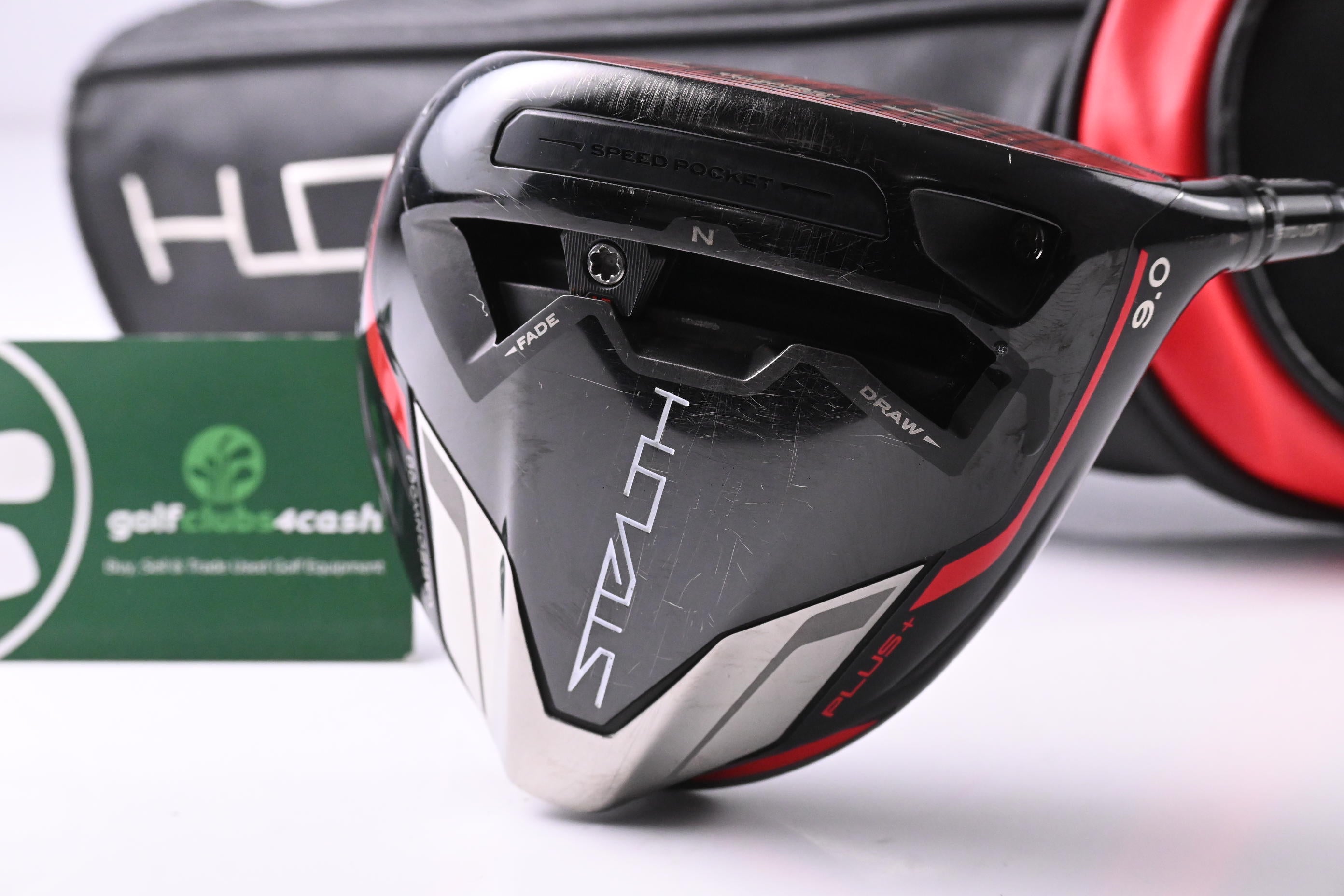 Taylormade Stealth Plus Driver / 9 Degree / Stiff Flex Mitsubishi Kai'Li White 60