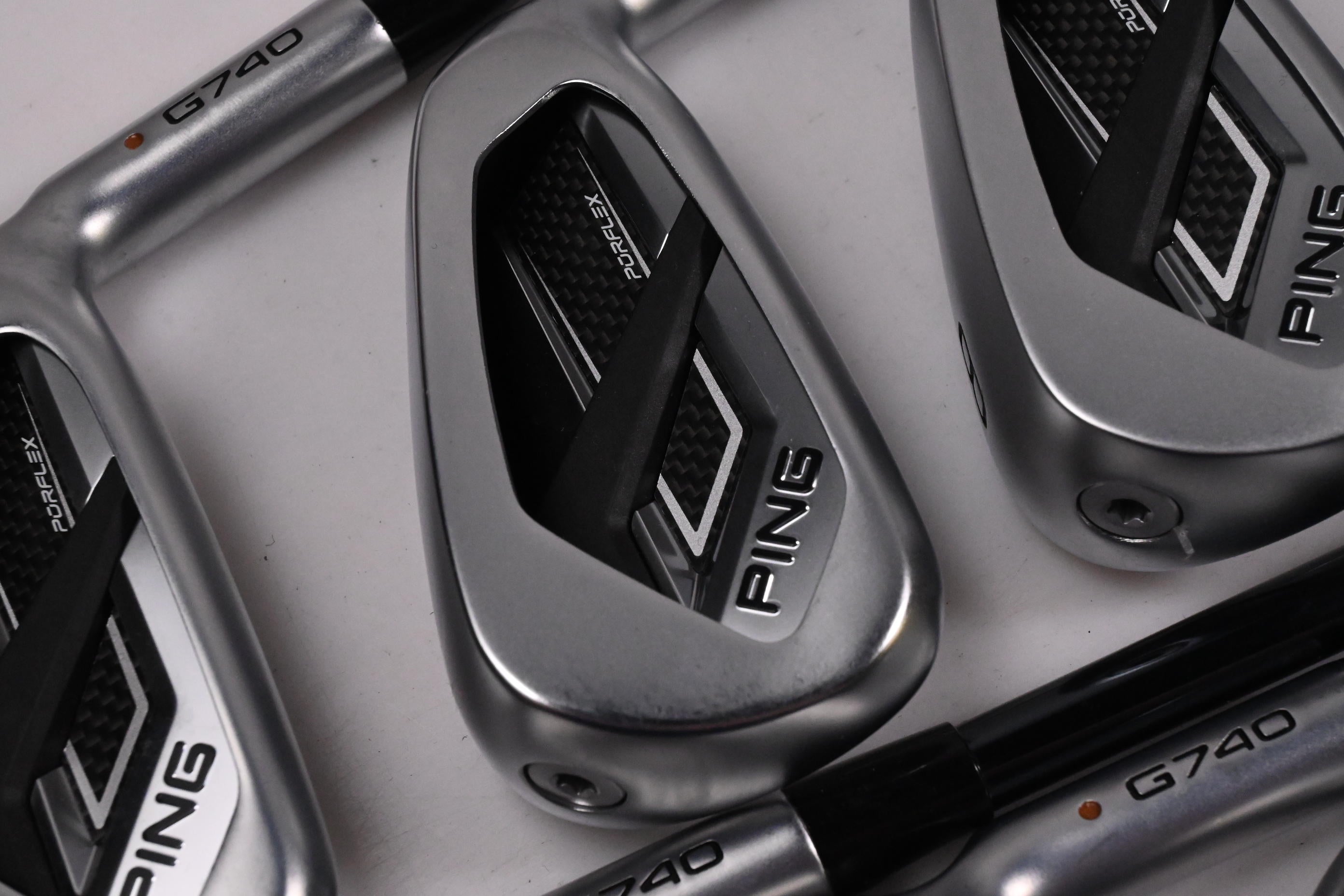 Ping G740 Irons / 6-PW+GW+50°+56° / Brown Dot / Senior Flex UST Recoil Dart 65