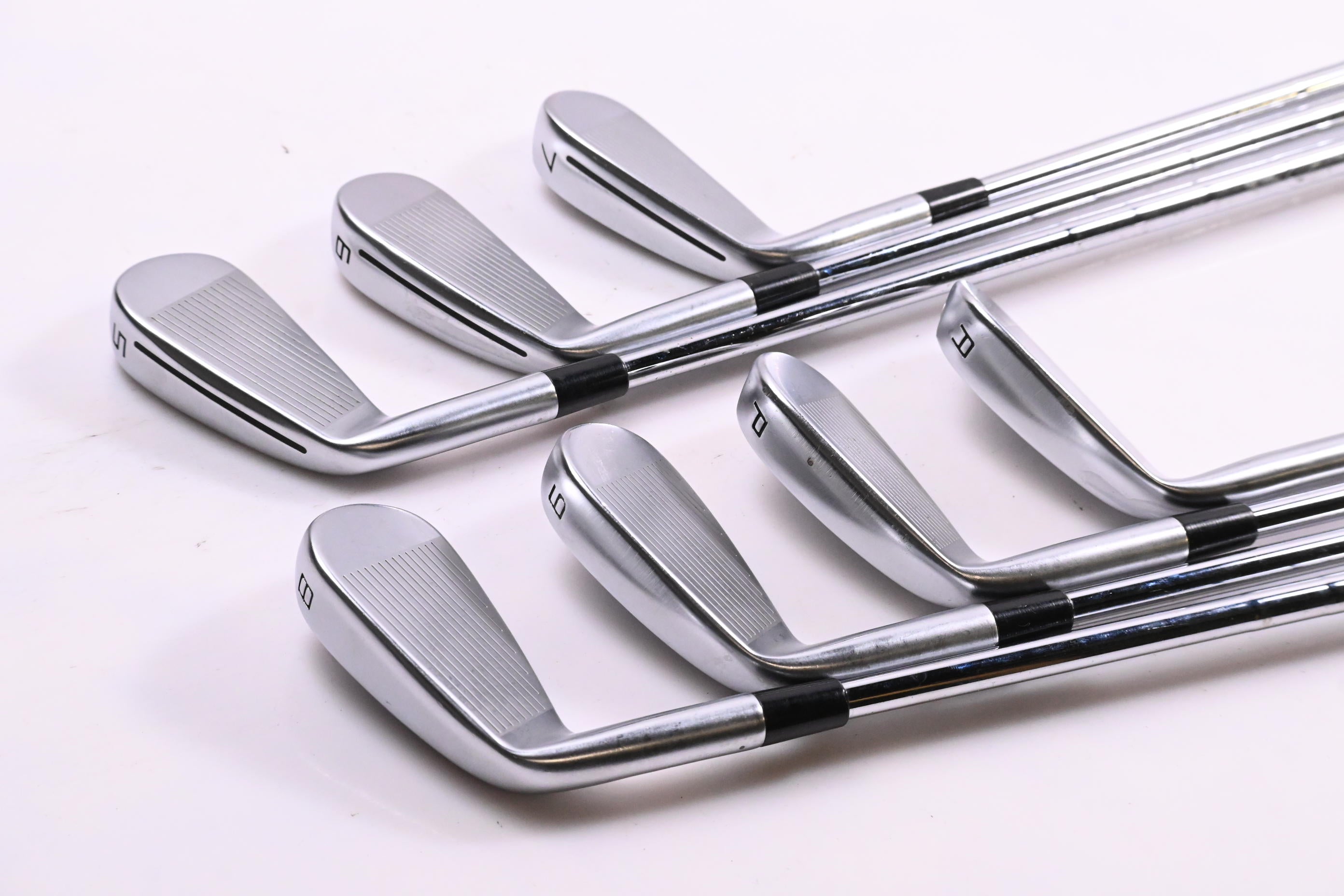 Taylormade P790 2021 Irons / 5-PW+AW / Regular Flex KBS Tour Lite Shafts