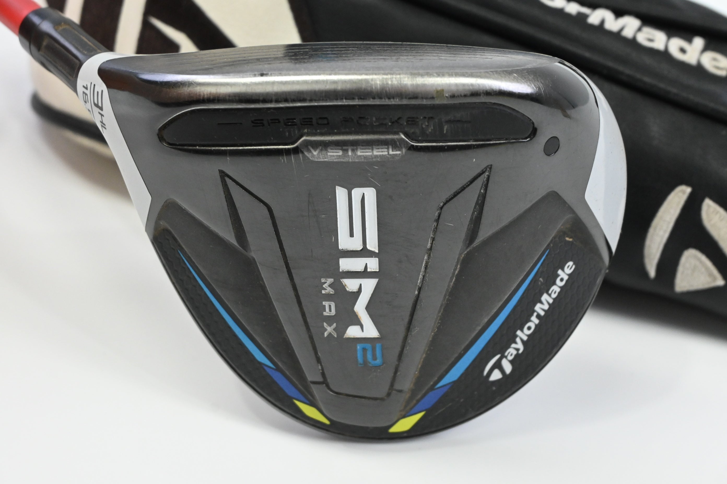 Left Hand Taylormade SIM2 Max #3 Wood / 16.5 Degree / Stiff Flex UST Proforce V2