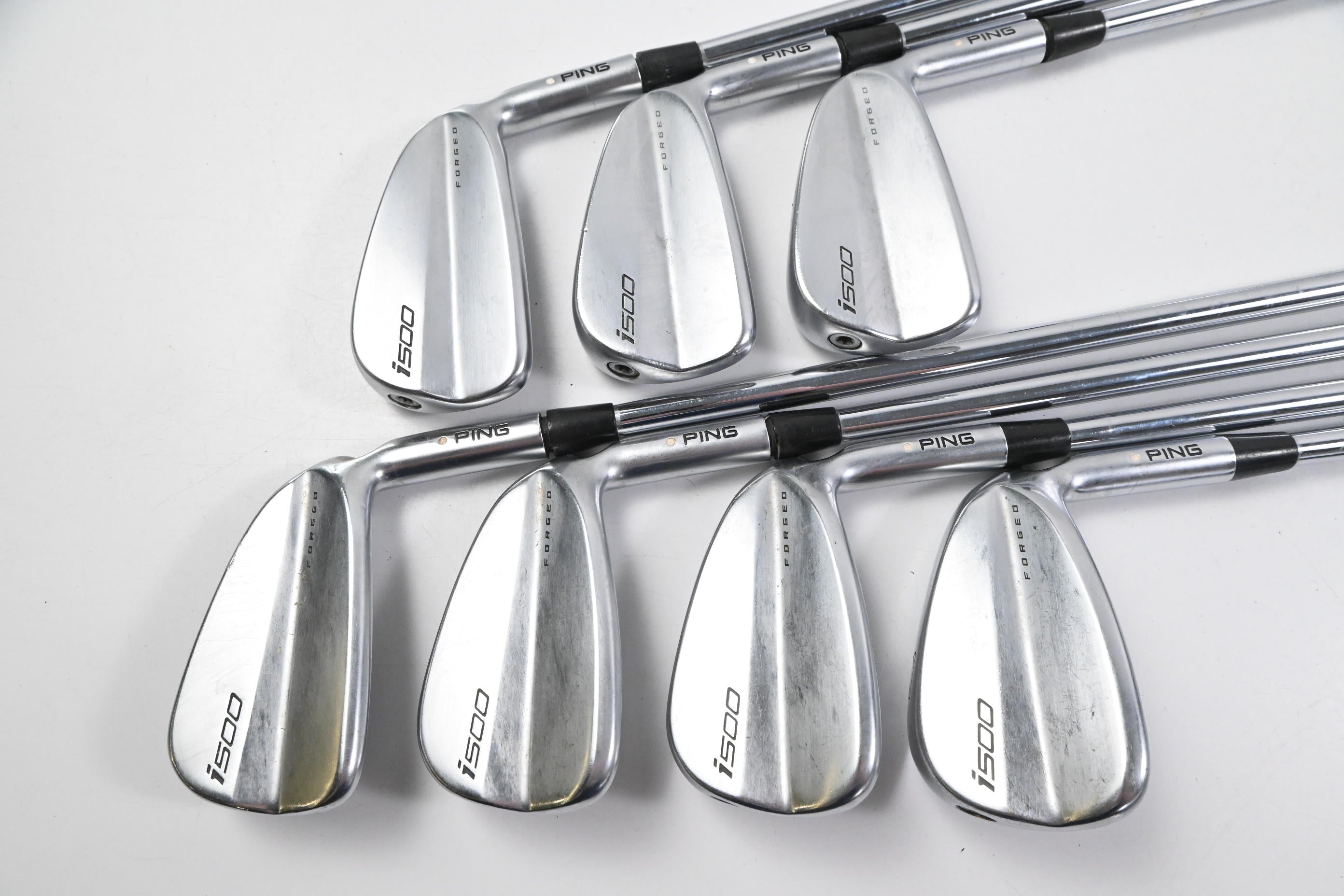 Ping i500 Irons / 4-PW / White Dot / Regular Flex Dynamic Gold 105 R300 Shafts