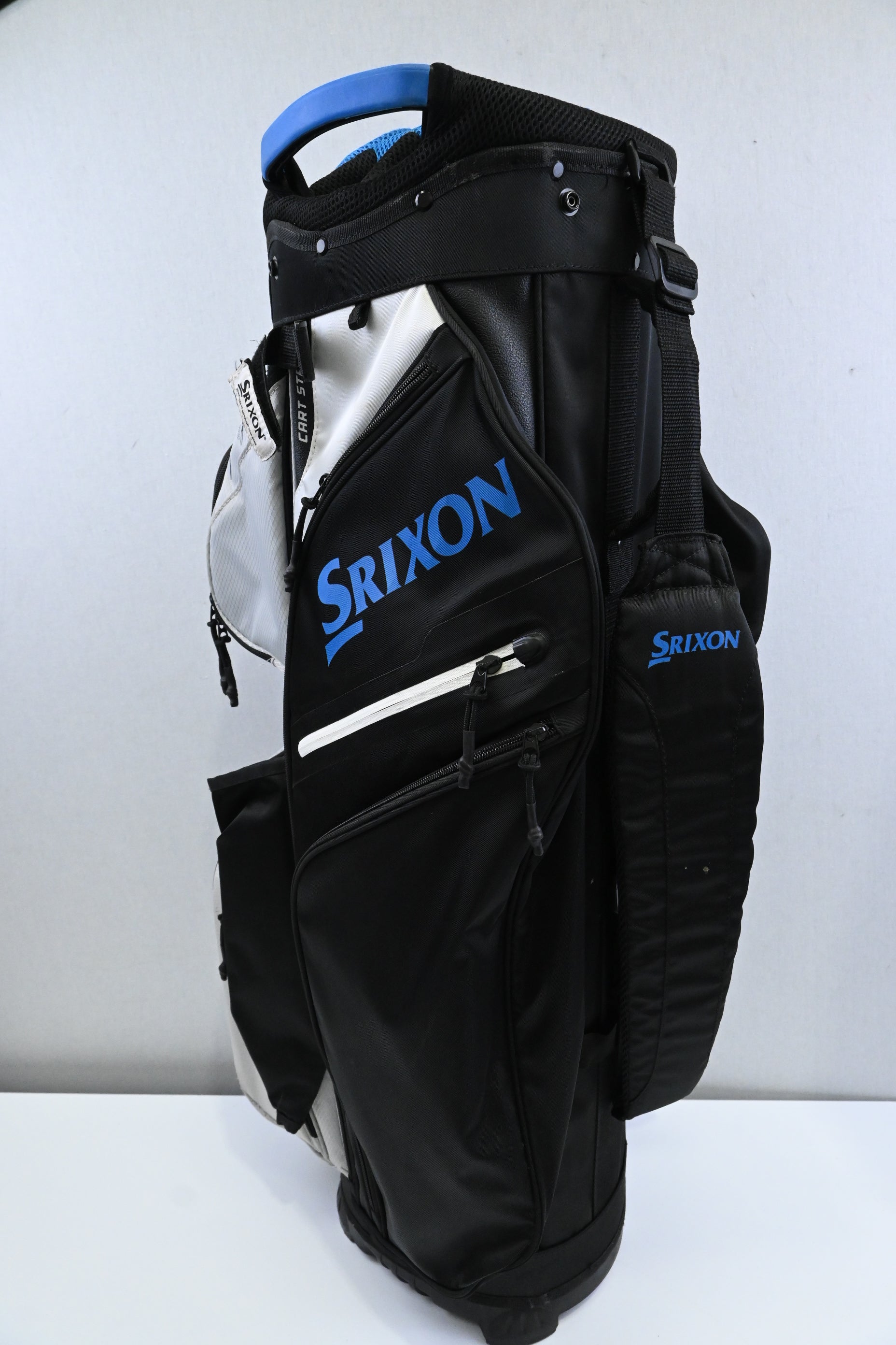 Srixon Cart Bag / 14-Way / White, Black, Blue