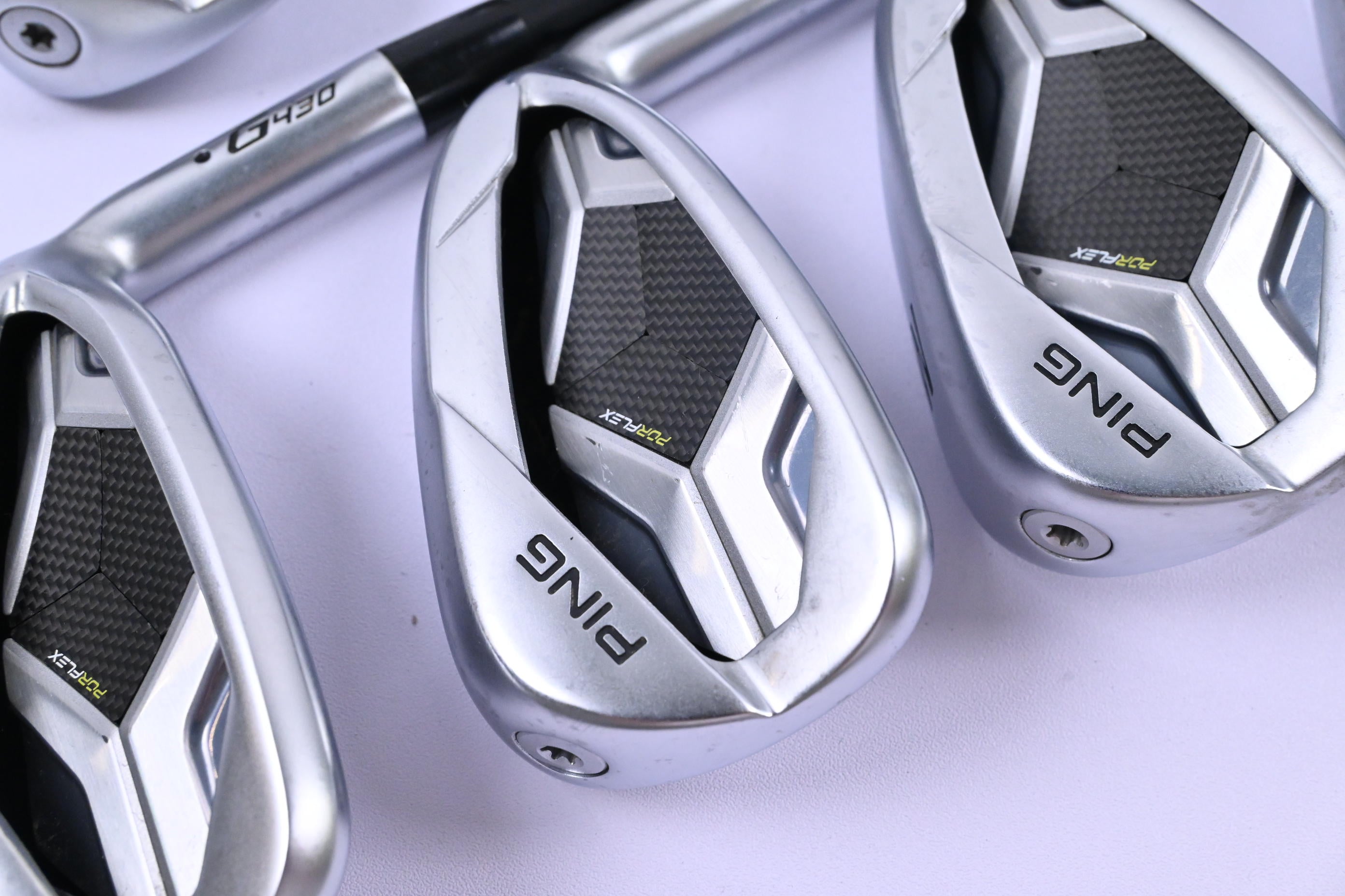 Ping G430 Irons / 5-PW+SW / Black Dot / Regular Flex Ping Alta CB Black Shafts