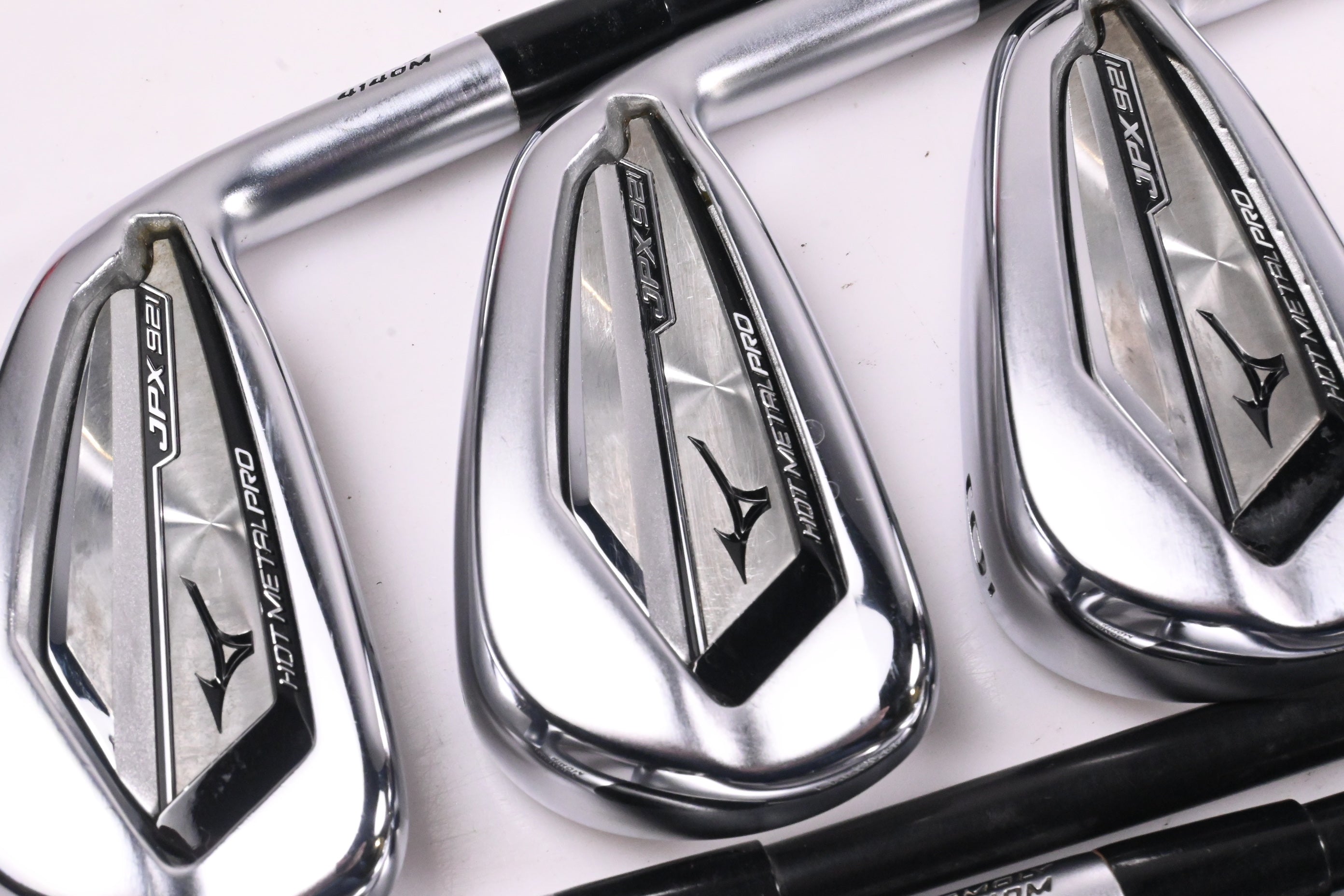 Mizuno JPX 921 Hot Metal Pro Irons / 4-PW / Regular+ Flex Project X LZ Shafts