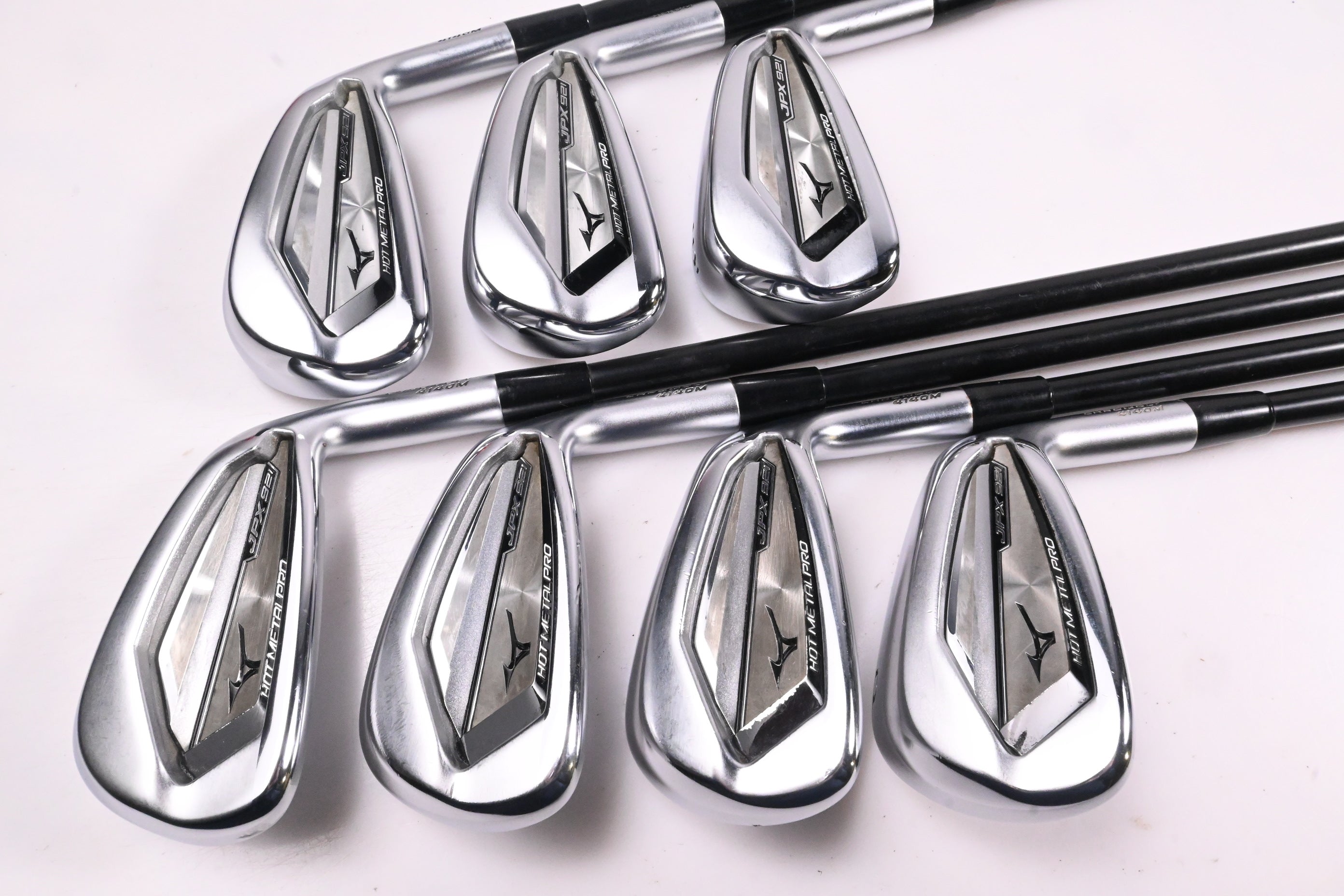 Mizuno JPX 921 Hot Metal Pro Irons / 4-PW / Regular+ Flex Project X LZ Shafts