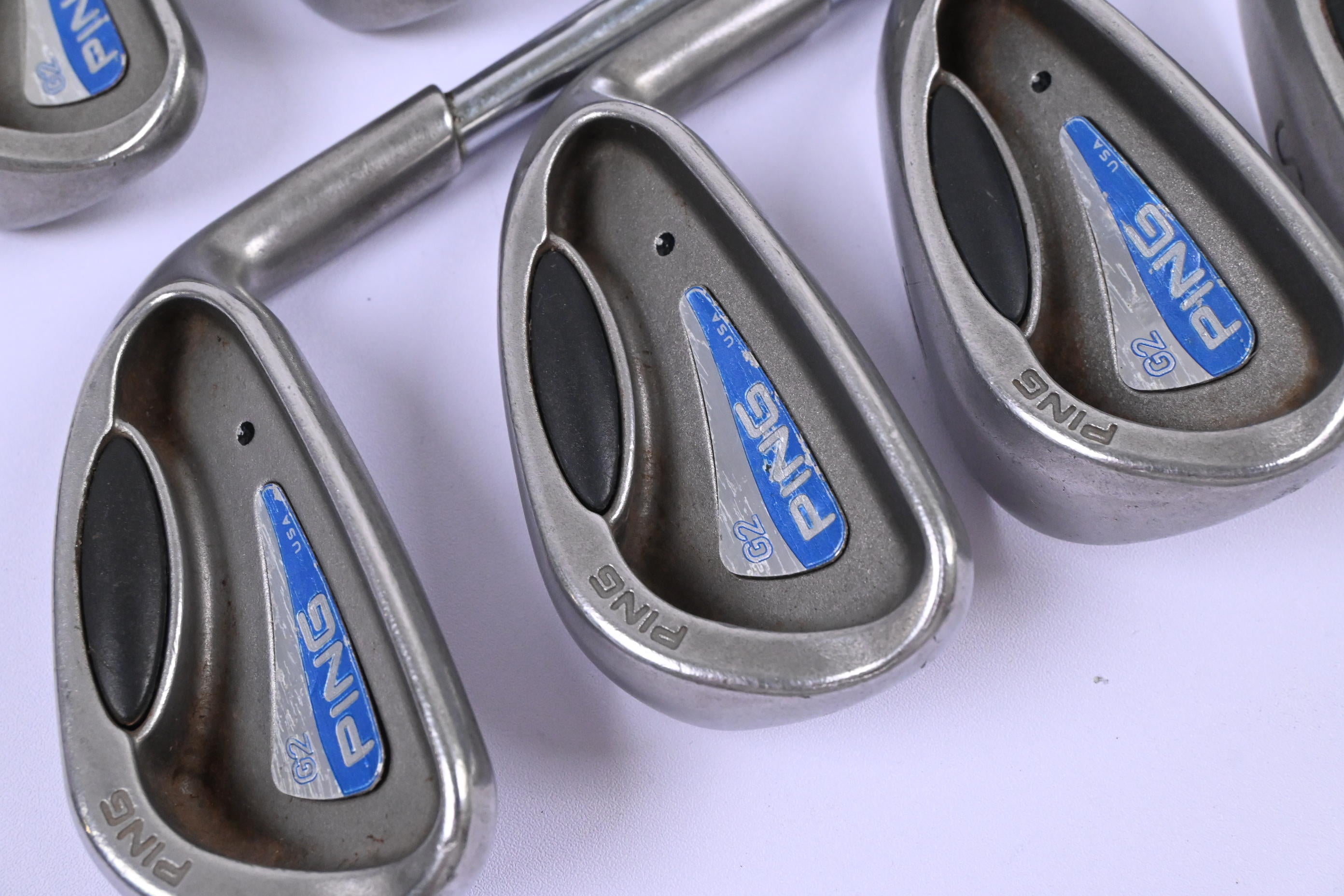 Ping G2 Irons / 4-PW+SW / Black Dot / Regular Flex Steel Shafts